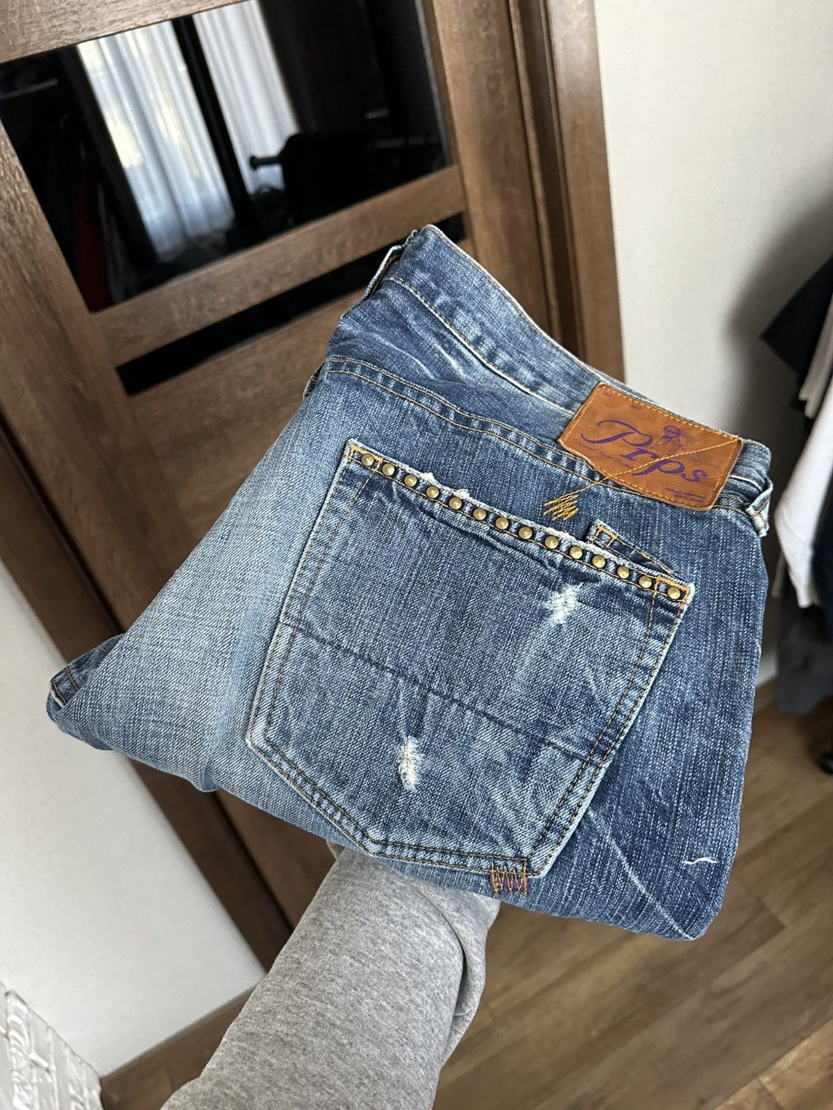 Prps PRPS Japanese Washed Denim Jeans Size US 36 / EU 52 - 2 Thumbnail