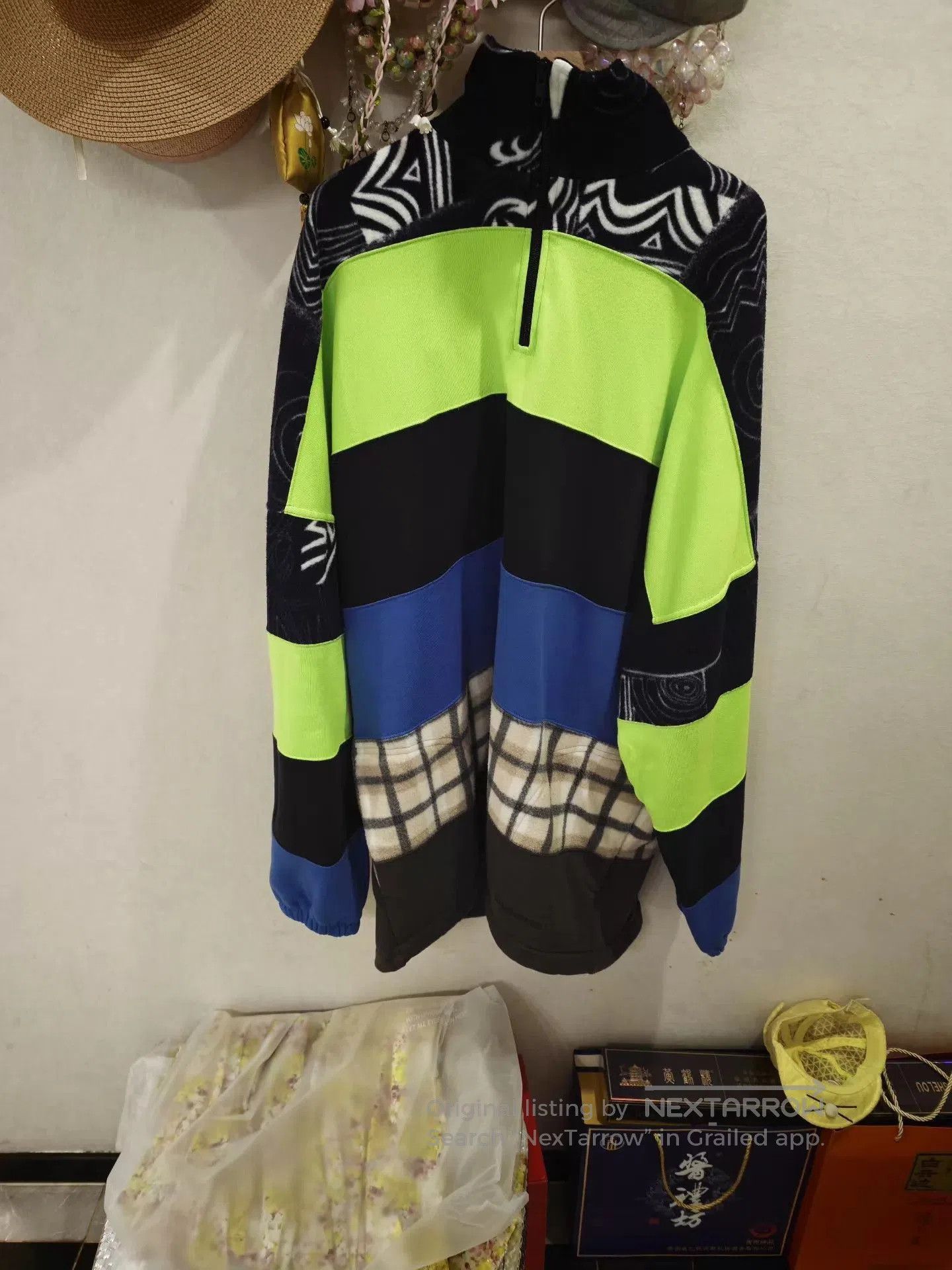 Balenciaga Multi Color Puffy Long Coat XS. Size US XS / EU 42 / 0 - 2 Thumbnail