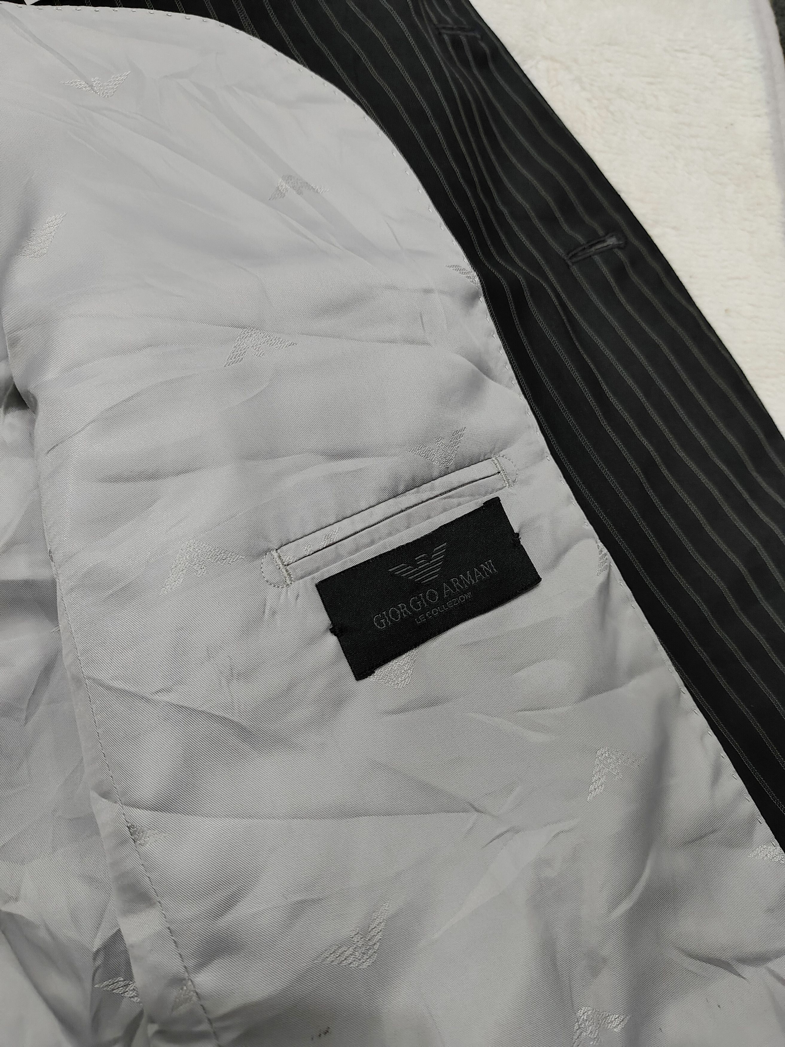 Giorgio Armani 90s Giorgio Armani Le Collezioni Pinstripe Archive Tailoring Size US M / EU 48-50 / 2 - 6 Thumbnail