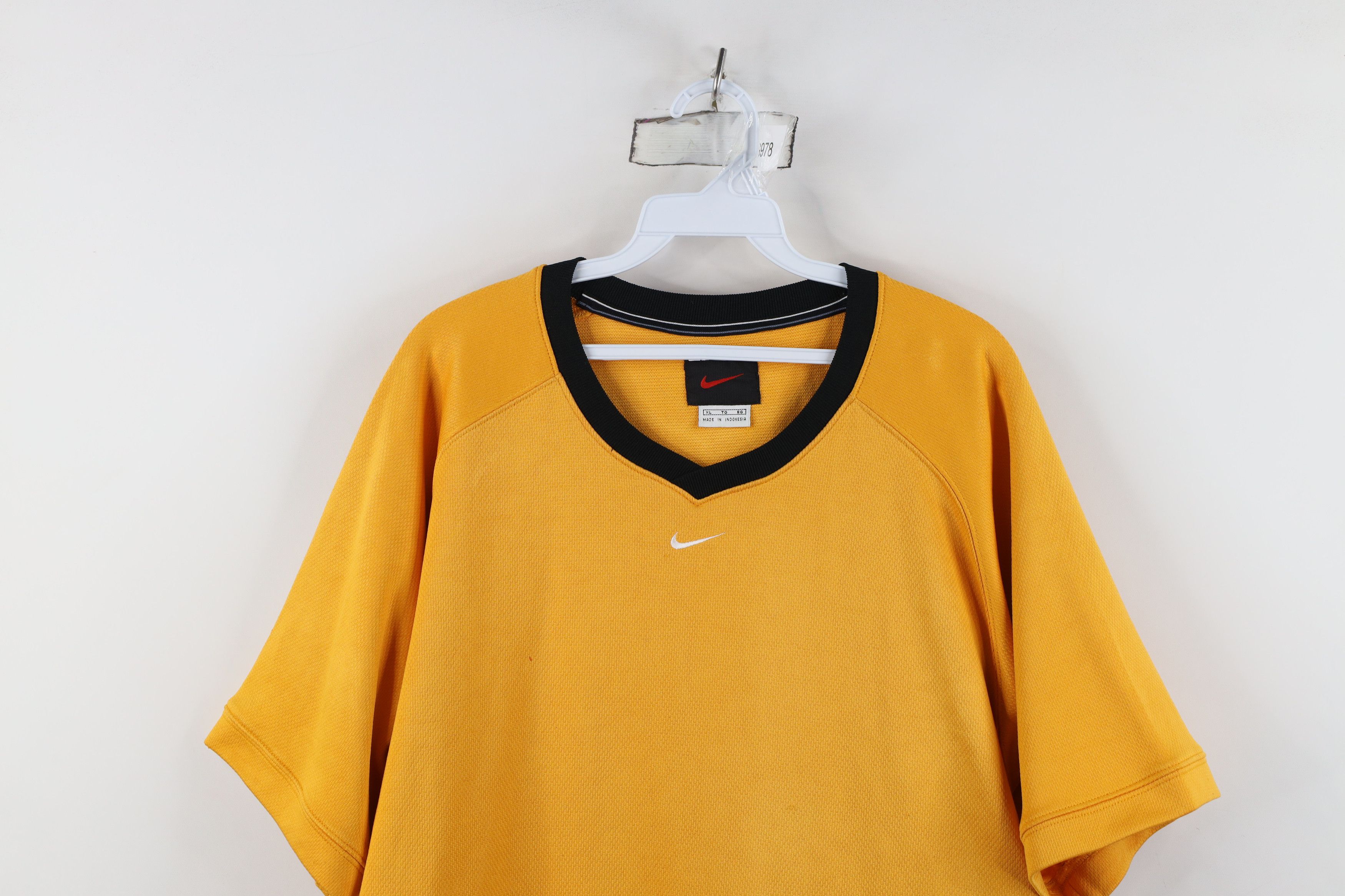 Nike Vintage 90s Nike Center Swoosh Heavy Thermal Knit T-Shirt Size US XL / EU 56 / 4 - 2 Thumbnail