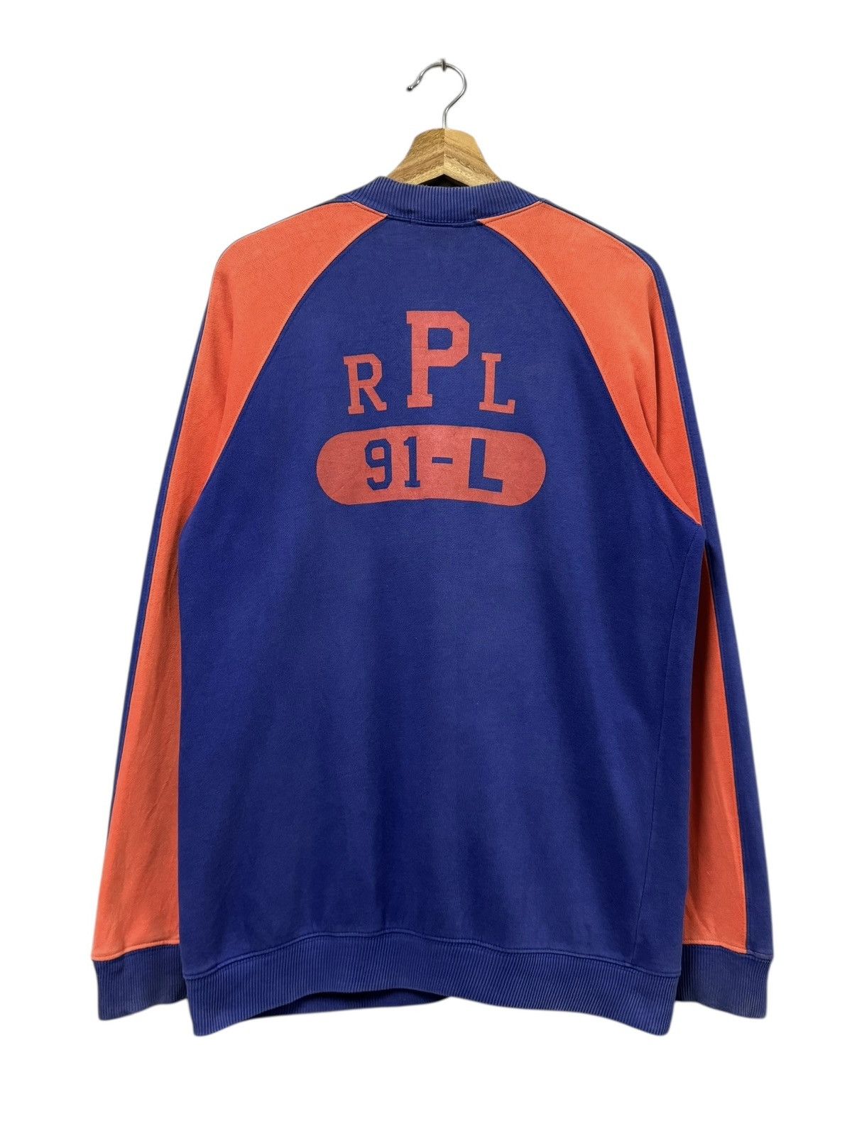 Vtg🔥90’s Polo Ralph Lauren RPL-91 Bomber Sweater Jacket