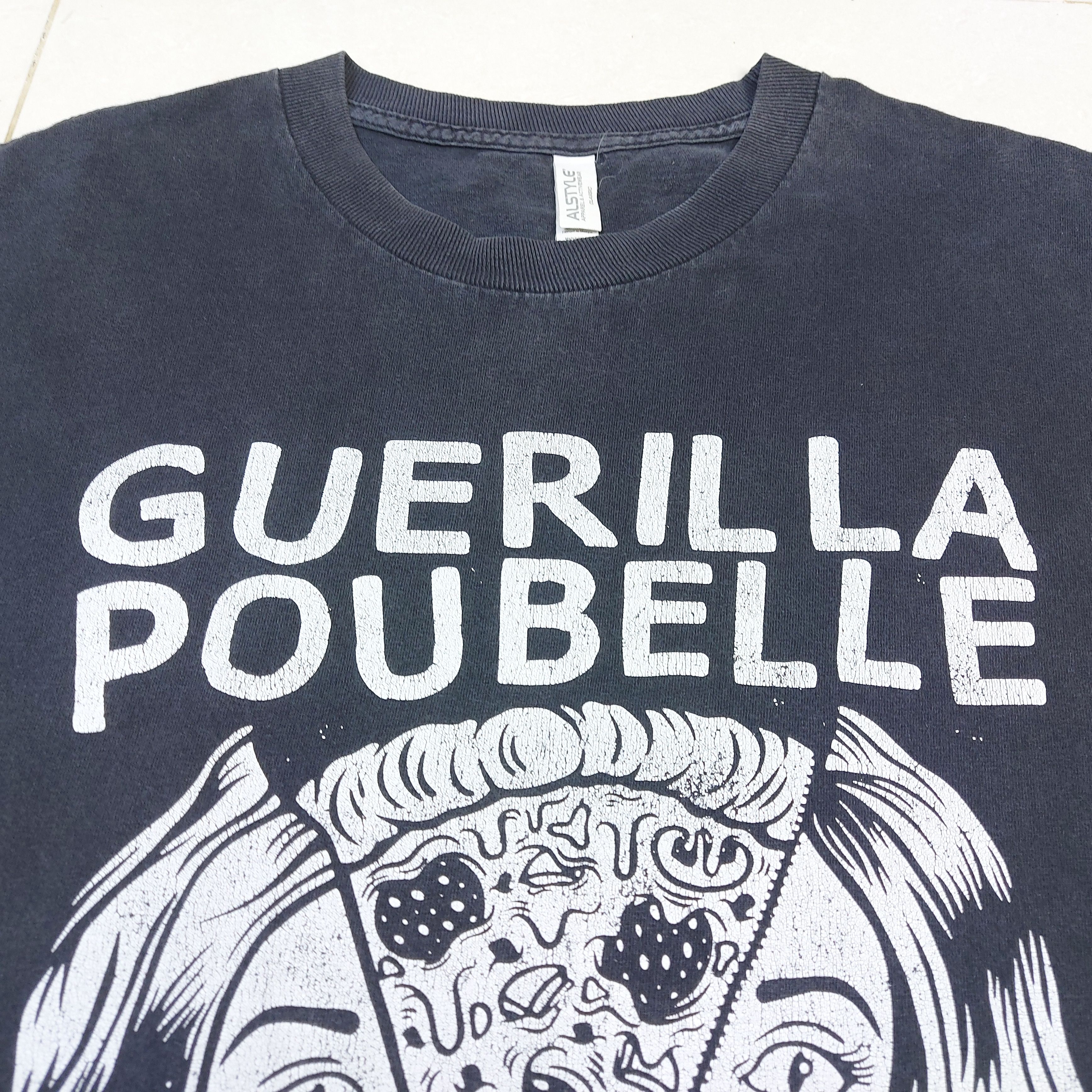 Band Tees × Vintage Vintage Y2K Guerilla Poubelle Band French Punk Rock TEE Size US L / EU 52-54 / 3 - 5 Thumbnail