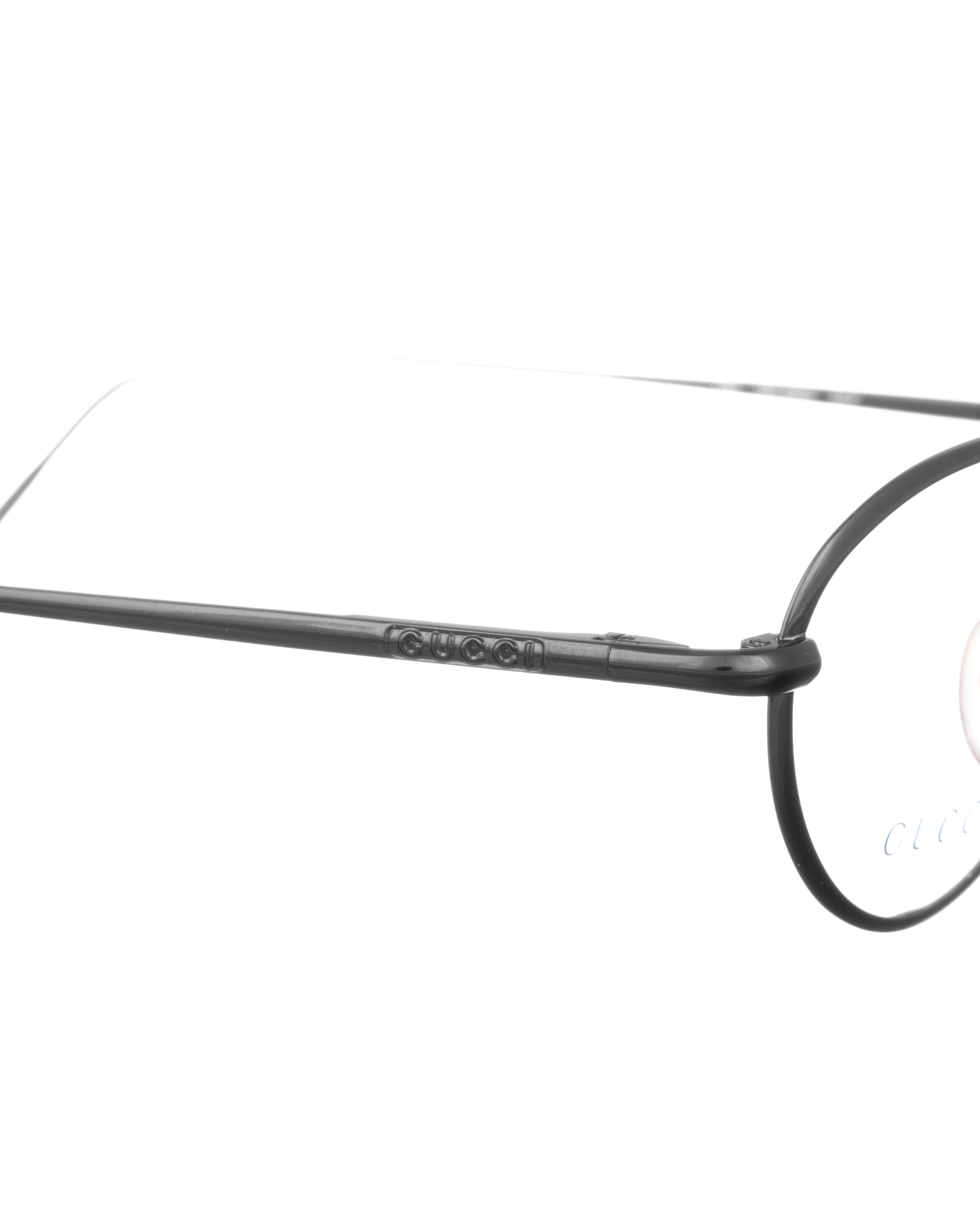 Gucci Gucci 00s Classic Retro Black Oval Glasses Size ONE SIZE - 1 Thumbnail