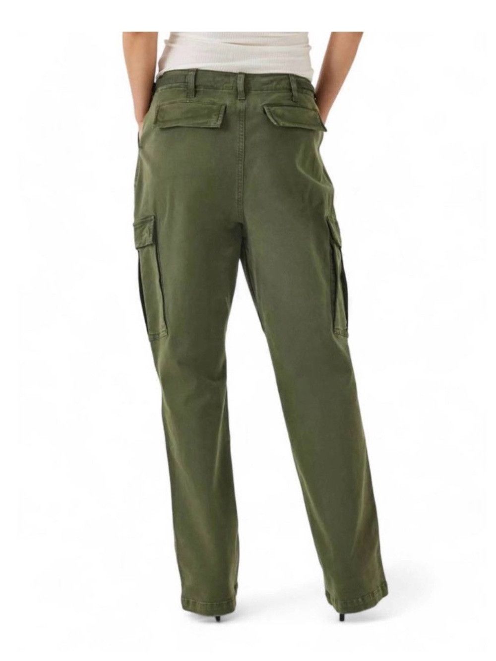 Good American Good American Uniform Cargo Pants Green Size 2 (Runs Big) F Size 26" / US 2 / IT 38 - 2 Thumbnail