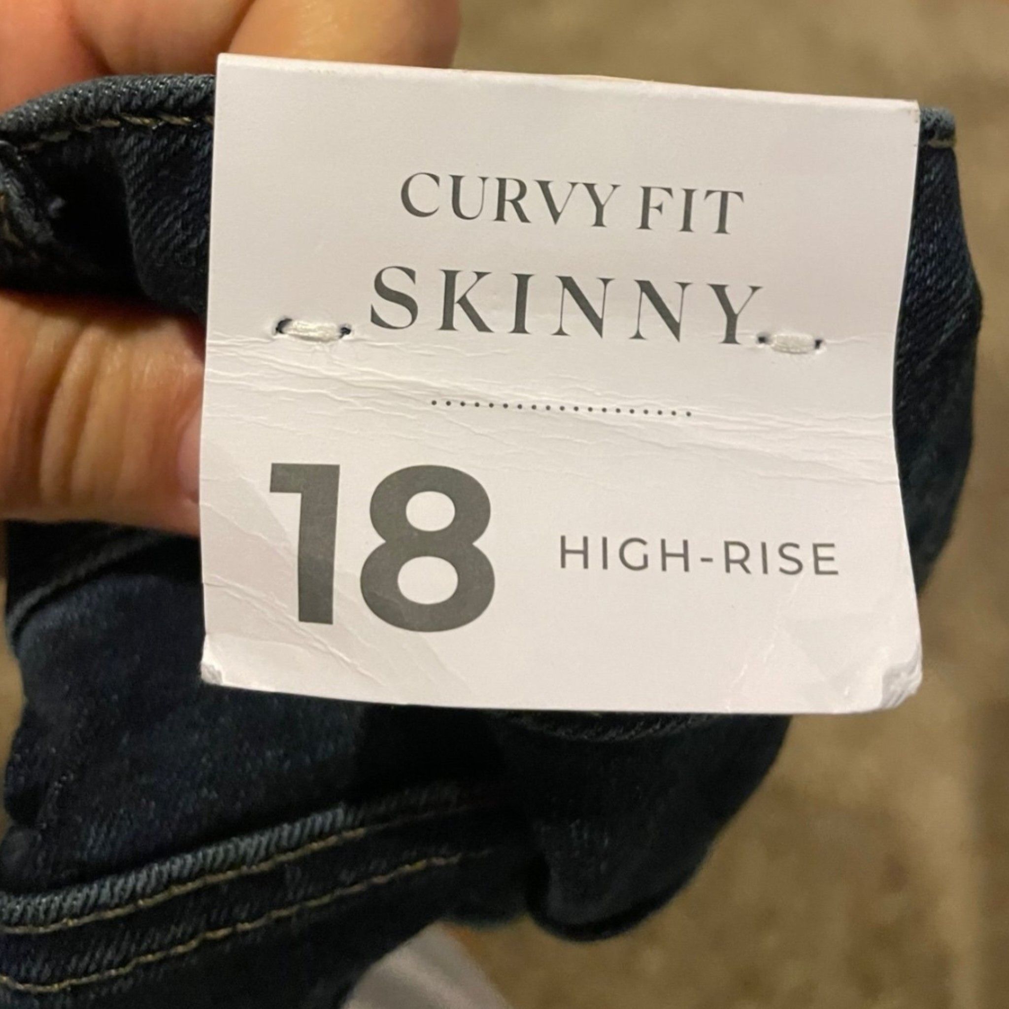 Other *NWT* Lane Bryant Curvy Fit Skinny Jeans-size 18 Size 40" / US 18 - 4 Thumbnail