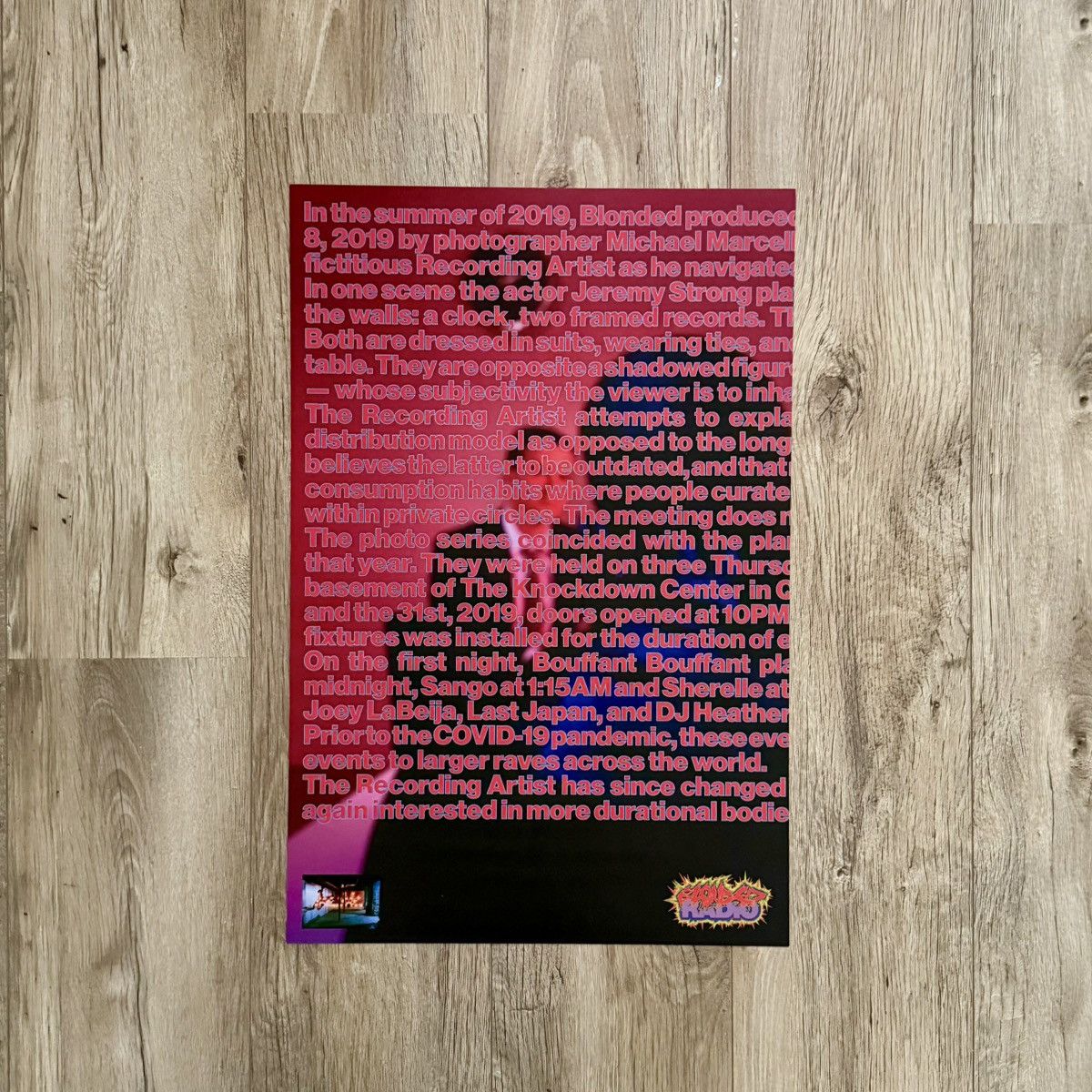 Frank Ocean Frank Ocean Blonded Thinkpad Double Sided Poster Size ONE SIZE - 3 Thumbnail