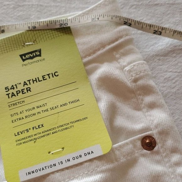 Levi's Levi's 541 Flex Athletic Taper Stretch White Sz. 46x28 Jeans Size US 44 / EU 60 - 10 Thumbnail