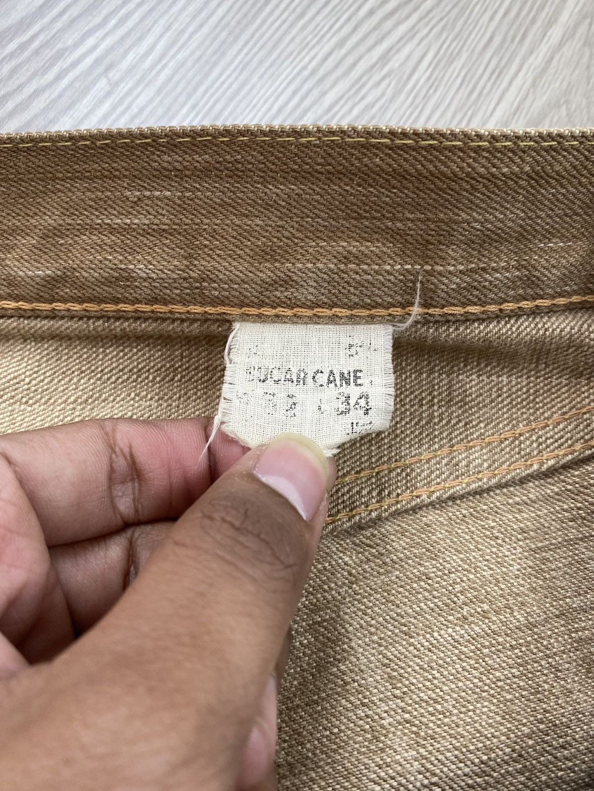 Sugar Cane Vintage Sugar Cane Okinawa Selvedge Distressed Jeans Size US 30 / EU 46 - 10 Thumbnail