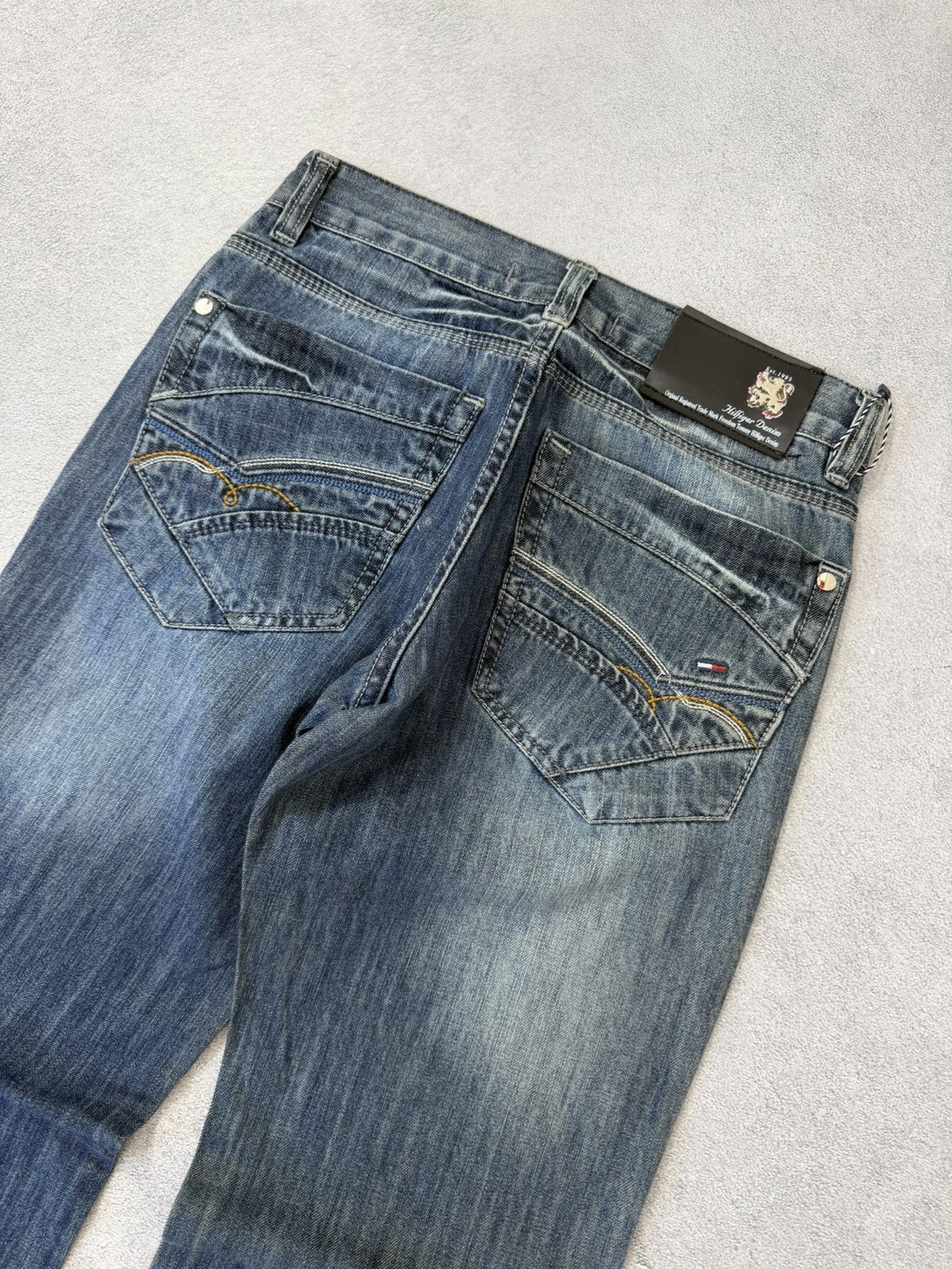 Hedi Slimane 00s Diesel Hedi Slimane Dior Style Washed Denim Jeans Size US 30 / EU 46 - 11 Thumbnail