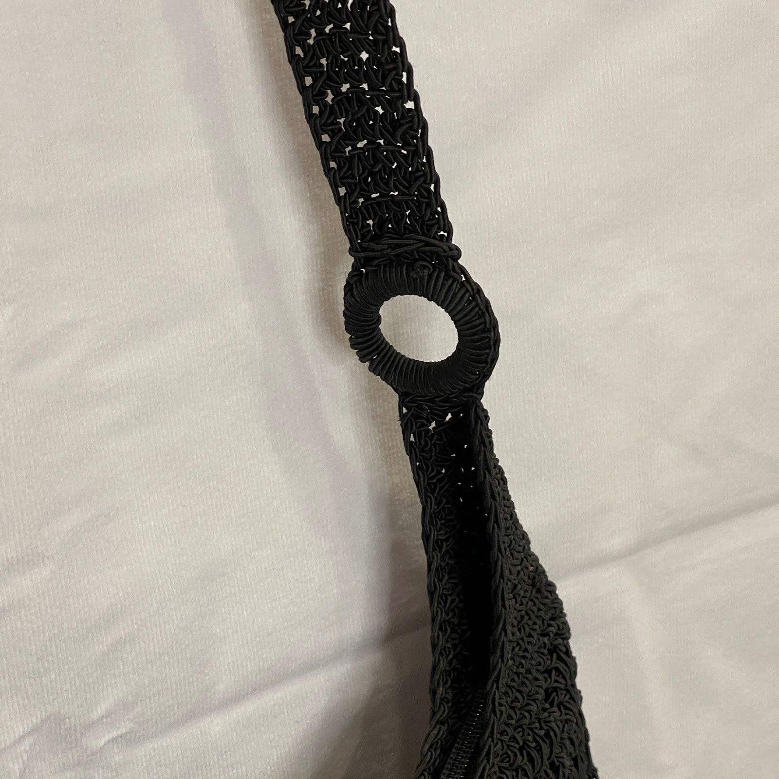 Liz Claiborne Liz Claiborne Black Crochet Purse tote Size ONE SIZE - 4 Thumbnail