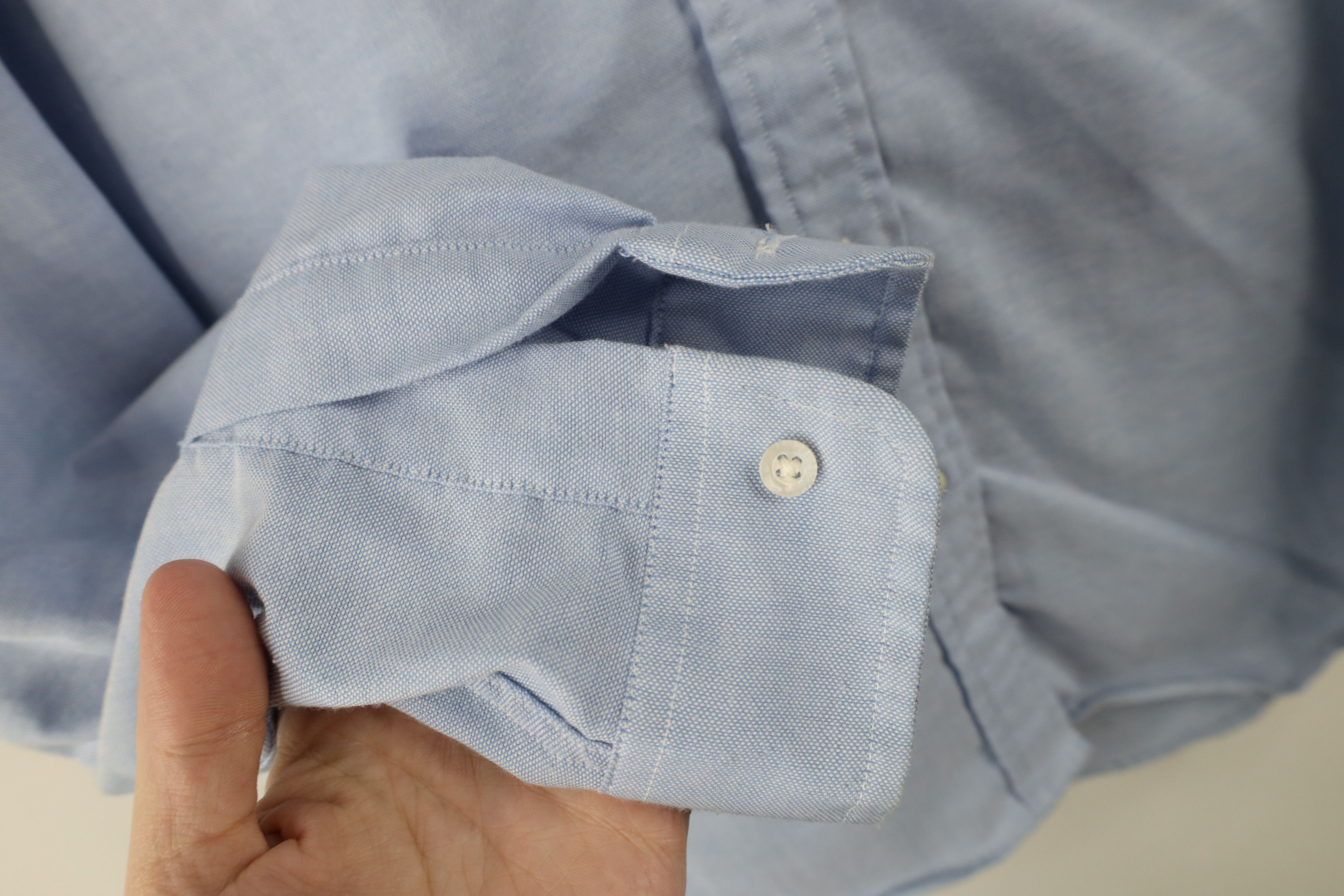 L.L. Bean × Vintage Vintage 90s LL Bean Tailoring Oxford Button Down Shirt USA Size US L / EU 52-54 / 3 - 4 Thumbnail