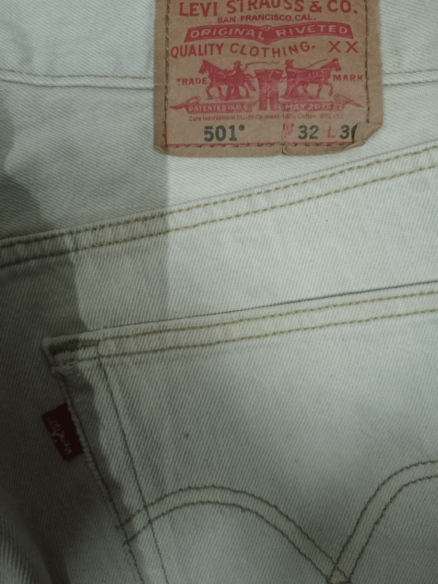 Levi's × Levi's Vintage Clothing Vintage 90s Levis 501 Distressed Loose Jeans Size US 31 - 10 Thumbnail