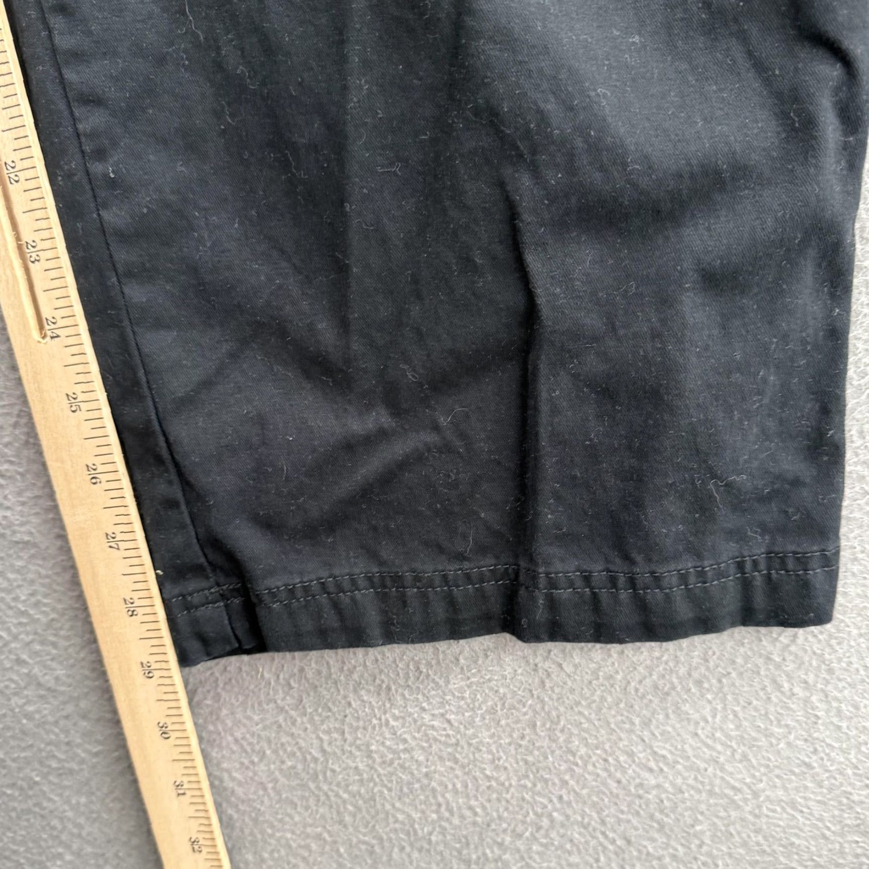 Vintage SCOTTeVEST Pants Mens 38x30 Black Hidden Cargo 2.0 Relaxed Travel Cotton Canvas Cargo Pocket Zipper Flat Front Size 38R - 7 Thumbnail