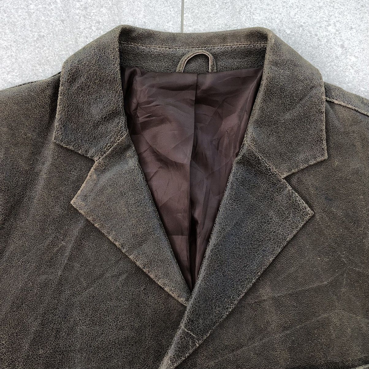 Valentino Vintage Dan Valentino Paris Leather Coat / Jacket Size US XXL / EU 58 / 5 - 14 Thumbnail