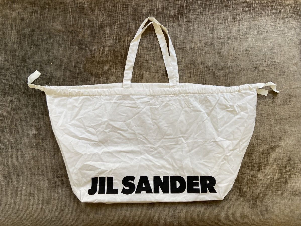 Jil Sander XL Jil Sander Drawstring Canvas Bag Size ONE SIZE - 1 Thumbnail