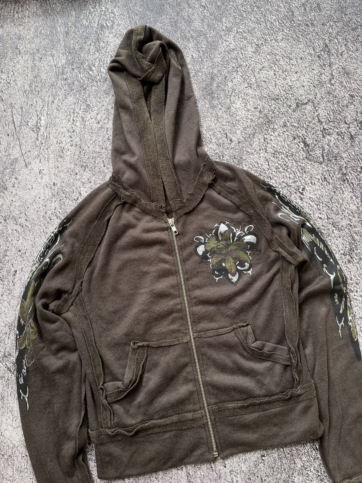 Japanese Brand Y2K 2B FREE VKEI STYLE BOXY HOODIE Size US S / EU 44-46 / 1 - 2 Thumbnail