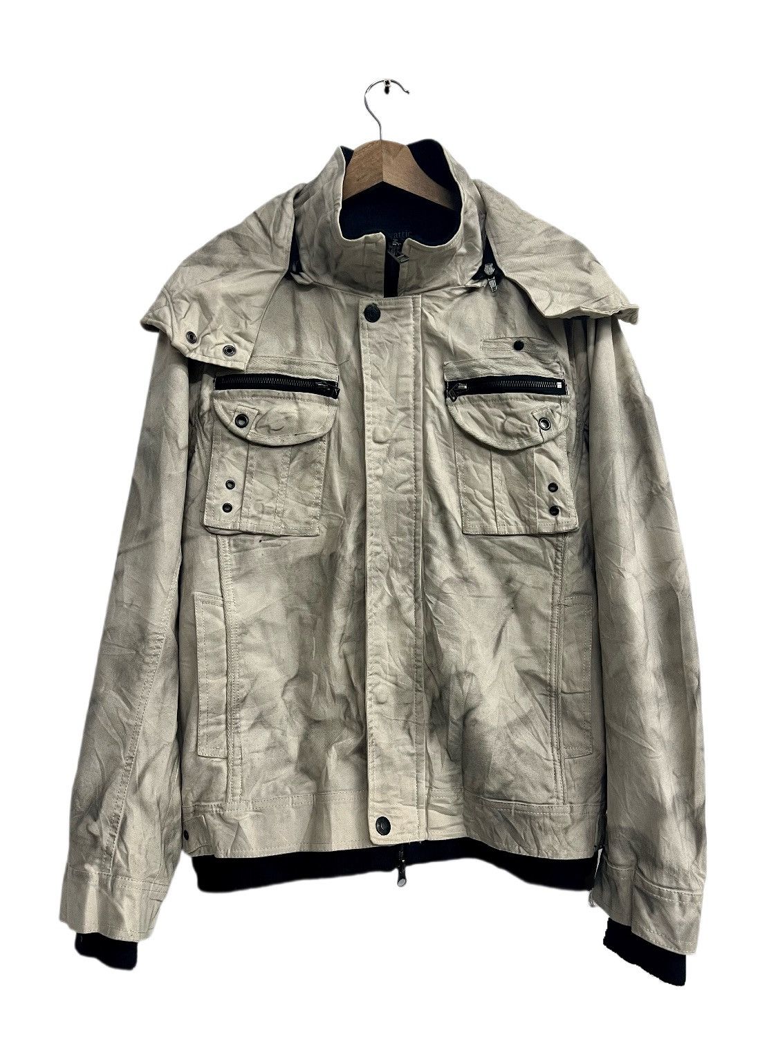 If Six Was Nine Y2K In The Attic Smoke Design Jacket Size US L / EU 52-54 / 3 - 1 Thumbnail