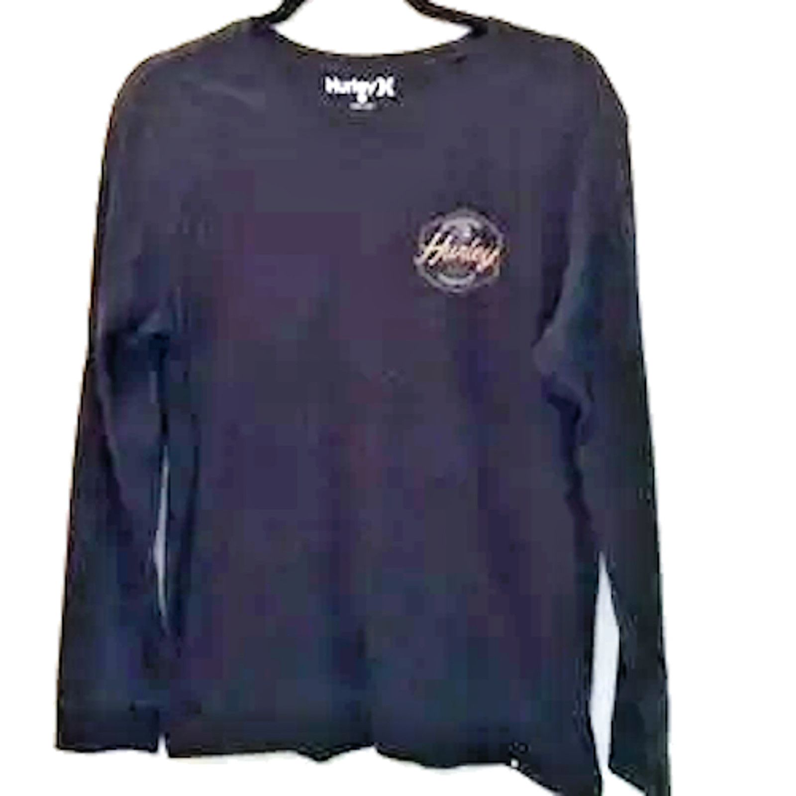 Hurley HURLEY MEN’S LONG SLEEVE BLACK TEE SHIRT Sz MEDIUM Size US M / EU 48-50 / 2 - 2 Thumbnail
