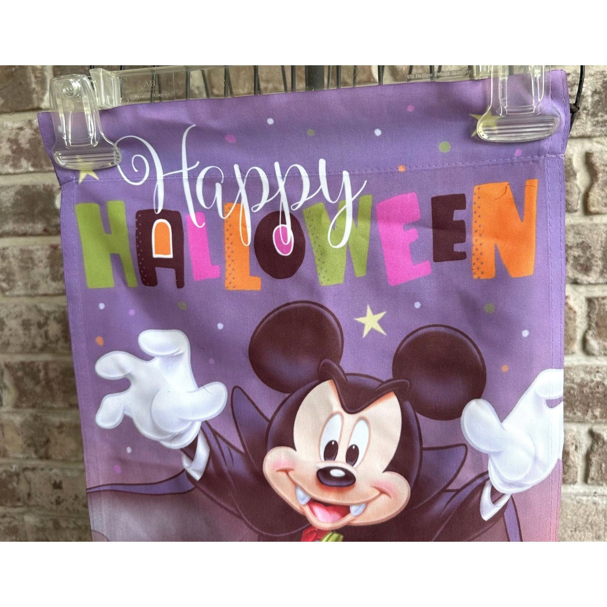 Disney Disney Mickey Mouse Dracula Halloween Garden Flag 17 inches Size ONE SIZE - 3 Thumbnail
