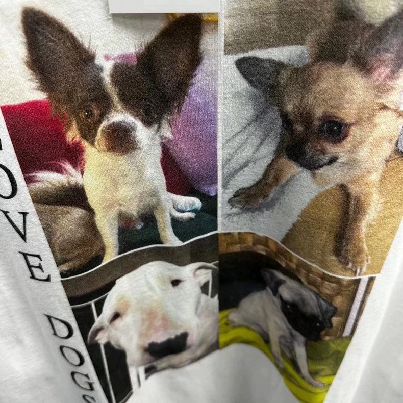 Balenciaga Balenciaga Distressed Four Dogs Short Sleeve M Size US M / EU 48-50 / 2 - 3 Thumbnail