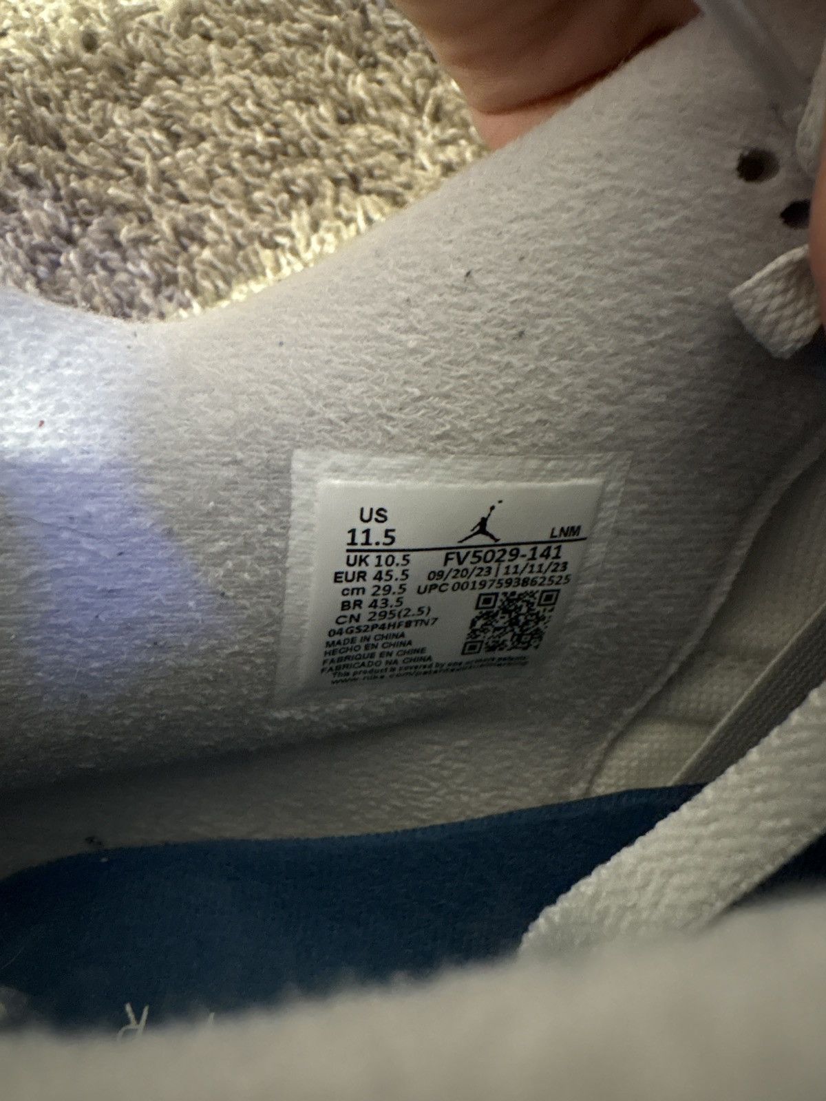 Jordan Brand Jordan 4 military blue Size US 11.5 / EU 44-45 - 6 Thumbnail