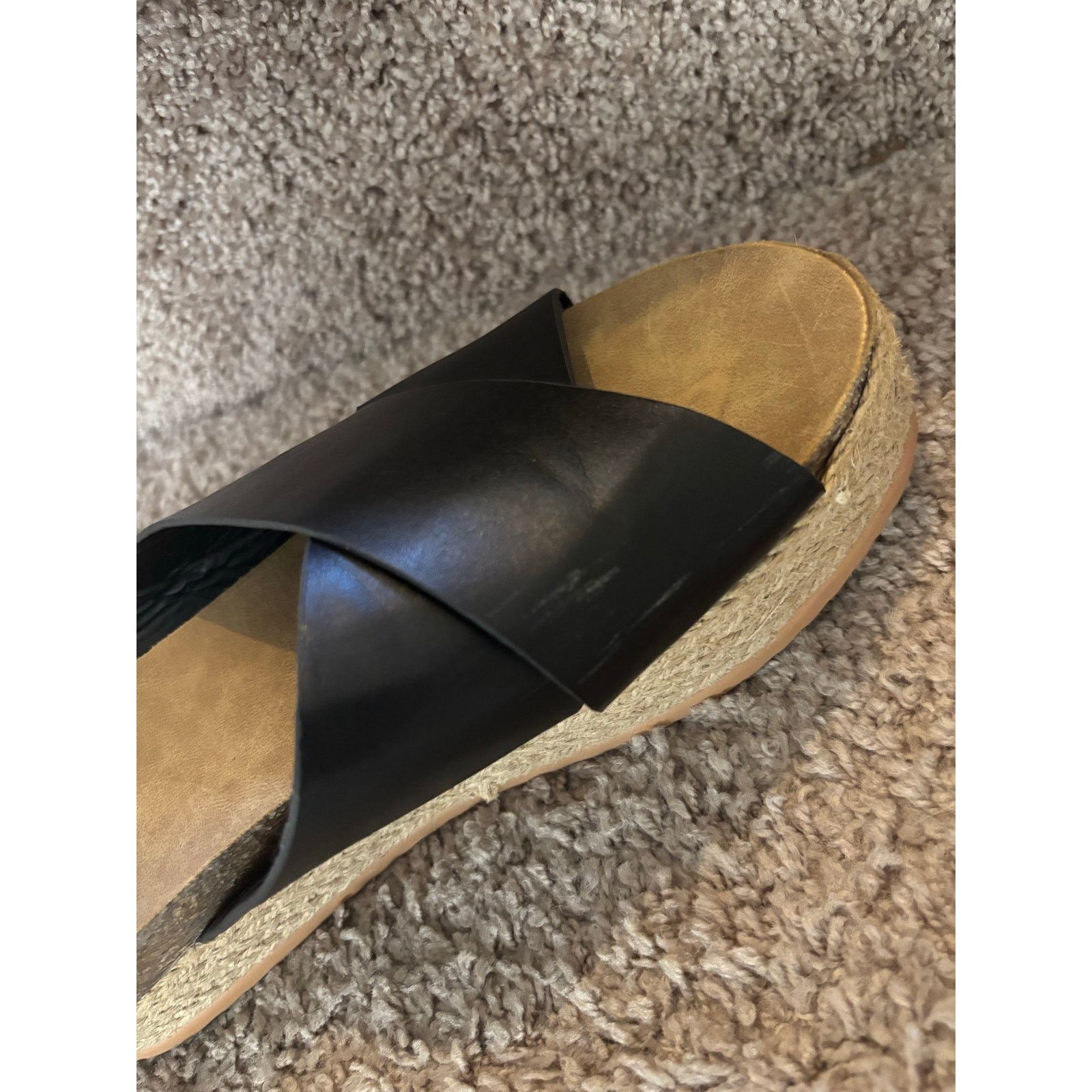 The Unbranded Brand Women's Size 40 ( US 9/9.5) Espadrille Leather Sandals Size US 9 / IT 39 - 8 Thumbnail