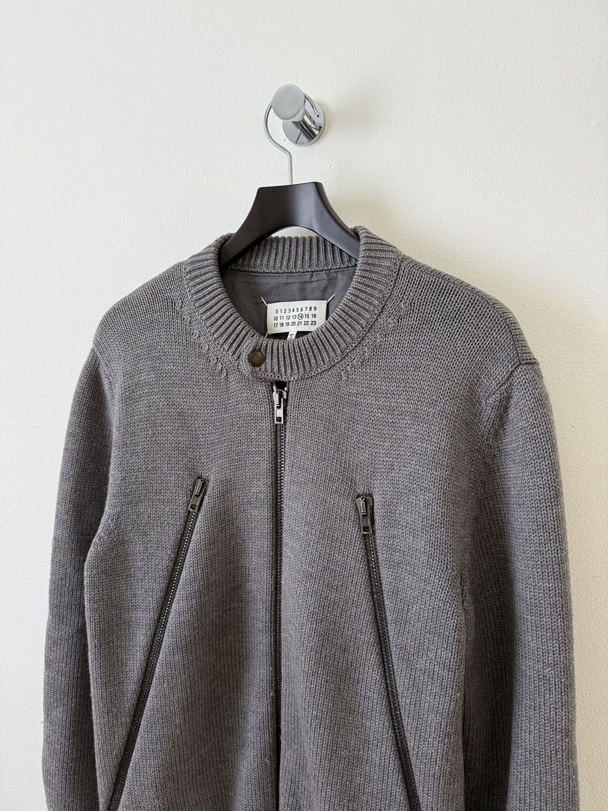 Maison Margiela 5 Zip Wool Knit Sweater Size US M / EU 48-50 / 2 - 5 Thumbnail