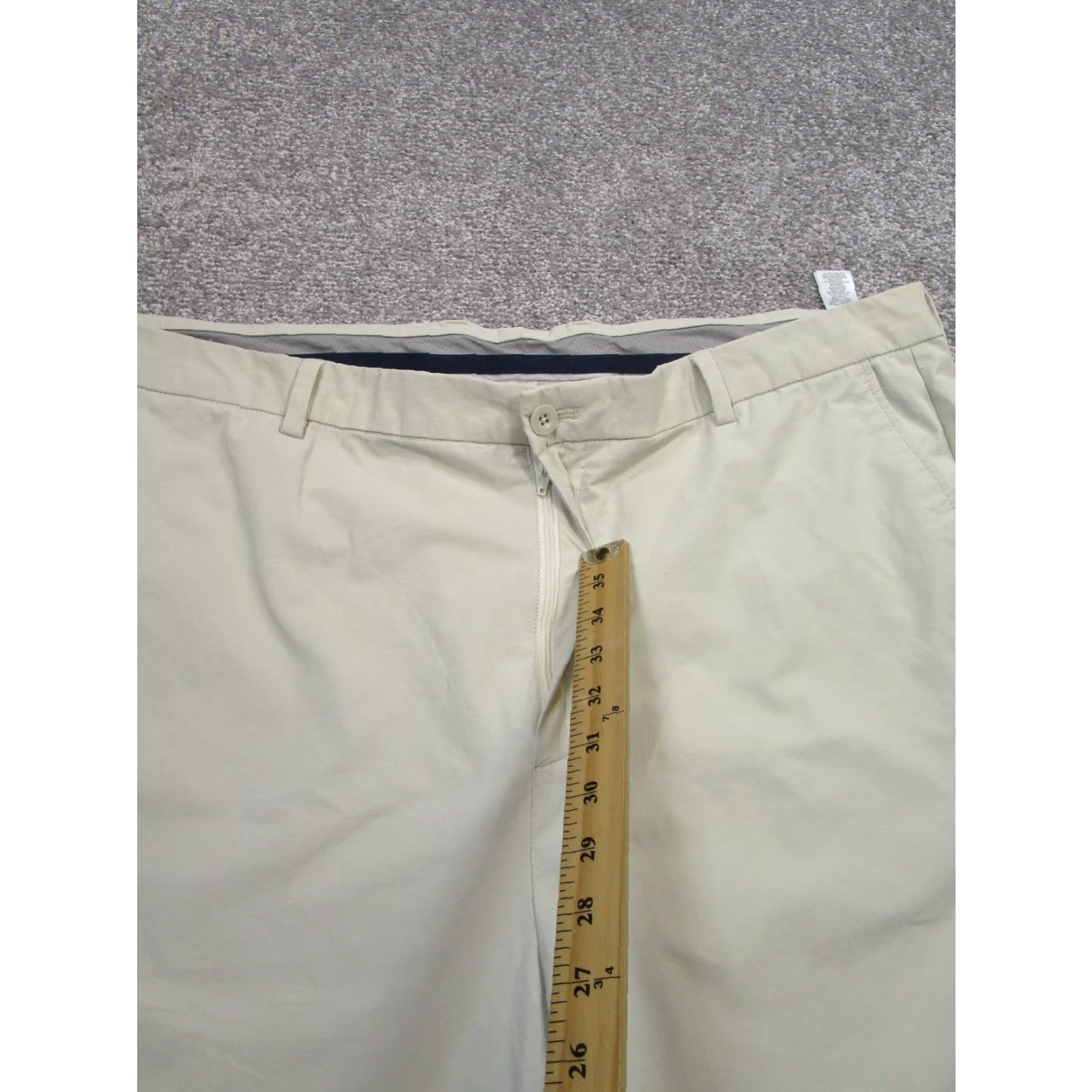 Vineyard Vines Vineyard Vines Shorts Mens 42 On The Go Beige Cotton Nylon Blend 8" Beig e Chino Casual Travel Workwear Men Size US 42 / EU 58 - 3 Thumbnail
