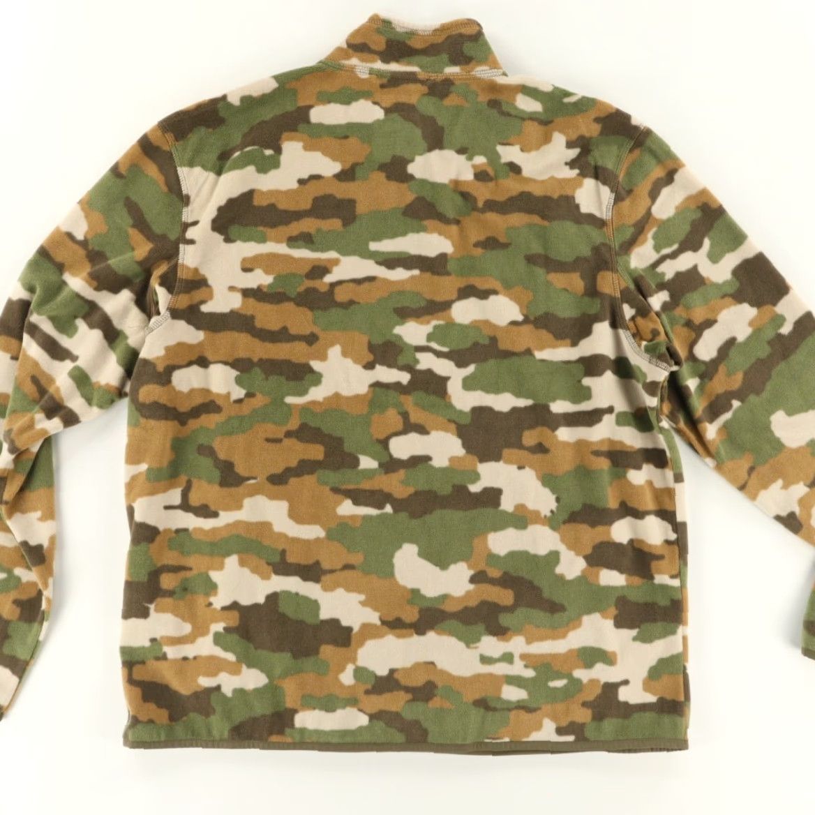 Duluth Trading Company Duluth Trading Checkpoint Fleece 1/4 Zip Camouflage Mock Long Sleeve Sweater Men L Size US L / EU 52-54 / 3 - 4 Thumbnail