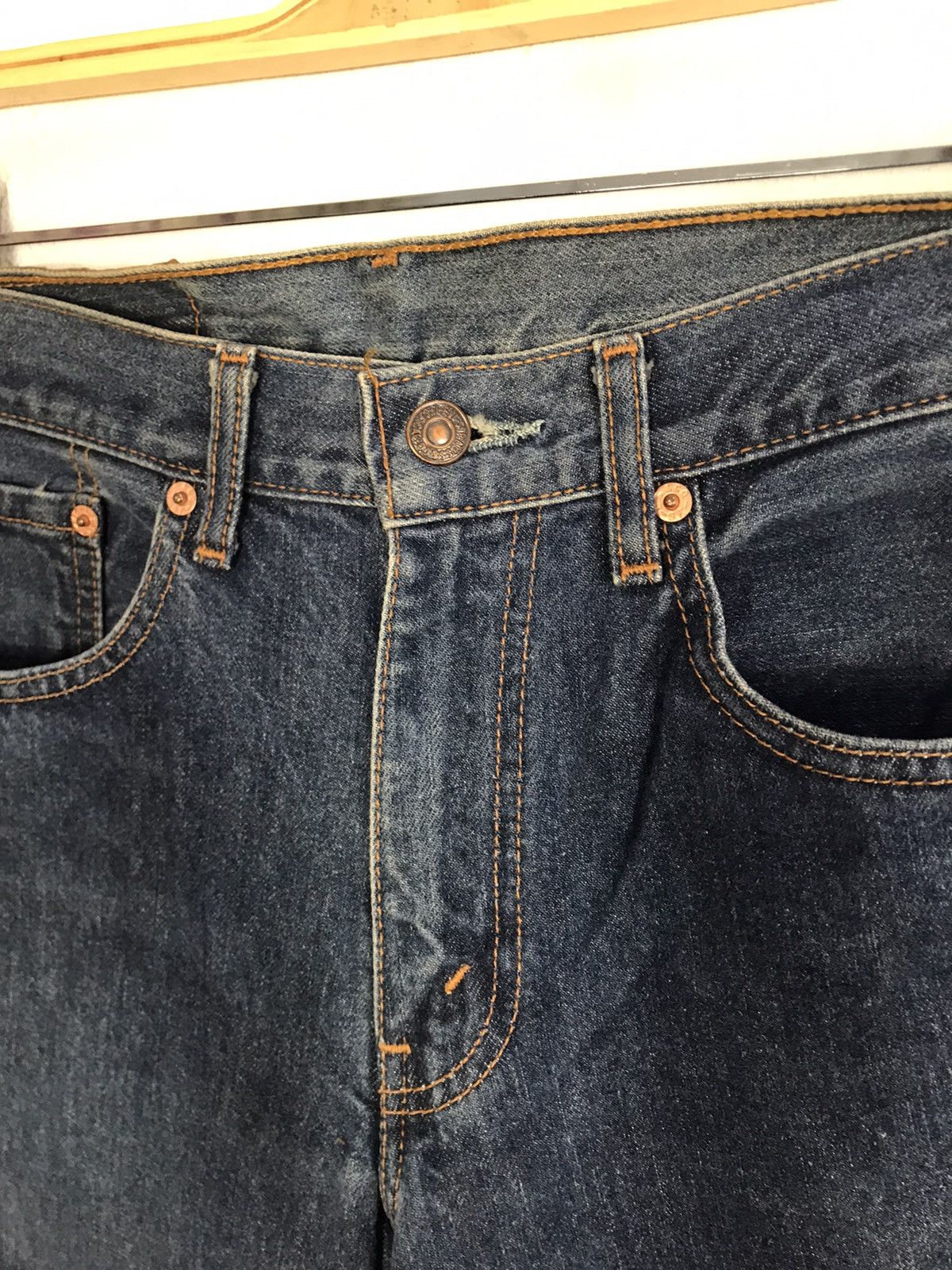 Levi's Levi's Lot 511 Zipper Indigo Denim Jeans Straight Leg Size US 29 - 7 Thumbnail