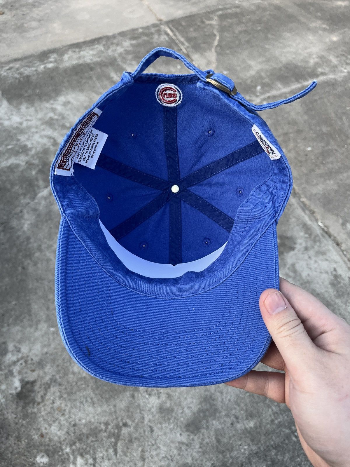 Sports Specialties Vintage 2000’s Chicago Cubs Hebrew MLB StrapBack Hat Size ONE SIZE - 2 Thumbnail
