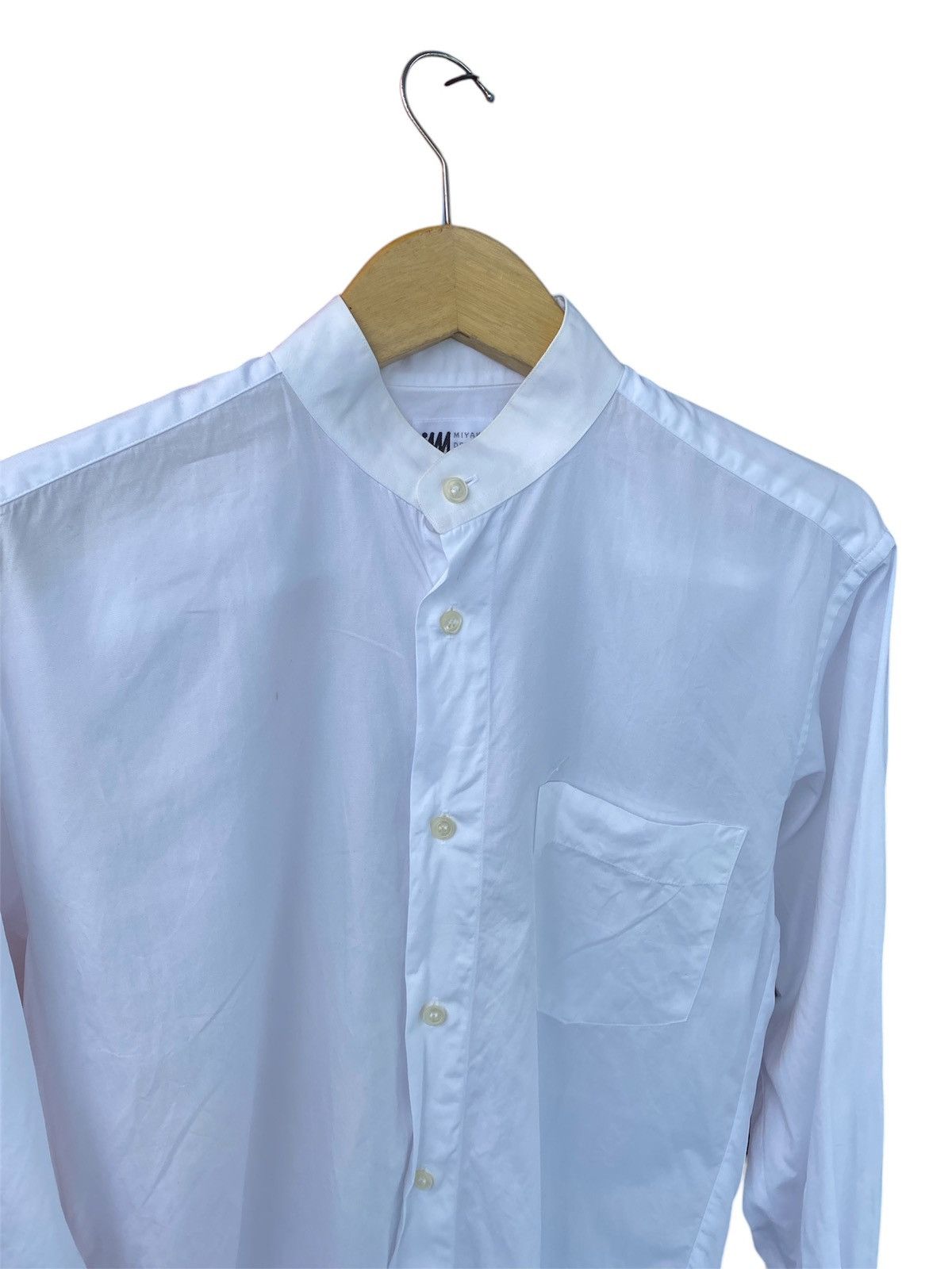 Homme Plisse Issey Miyake × Issey Miyake × Pleats Please Issey Miyake Vintage Issey Miyake Shanghai Collar Hidden Button Shirt Size US S / EU 44-46 / 1 - 3 Thumbnail