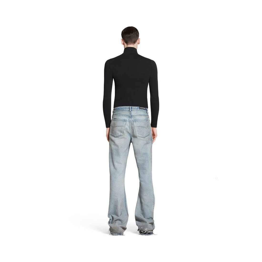 Balenciaga o1bcso1str1025 Dup / Bootcut Pants in Blue Size US 32 / EU 48 - 4 Thumbnail