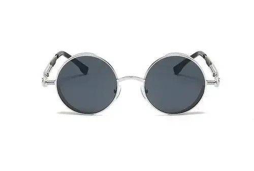 Electric Visual × Vintage 🔥Steampunk Sunglasses Round Glasses🔥 Size ONE SIZE - 2 Thumbnail
