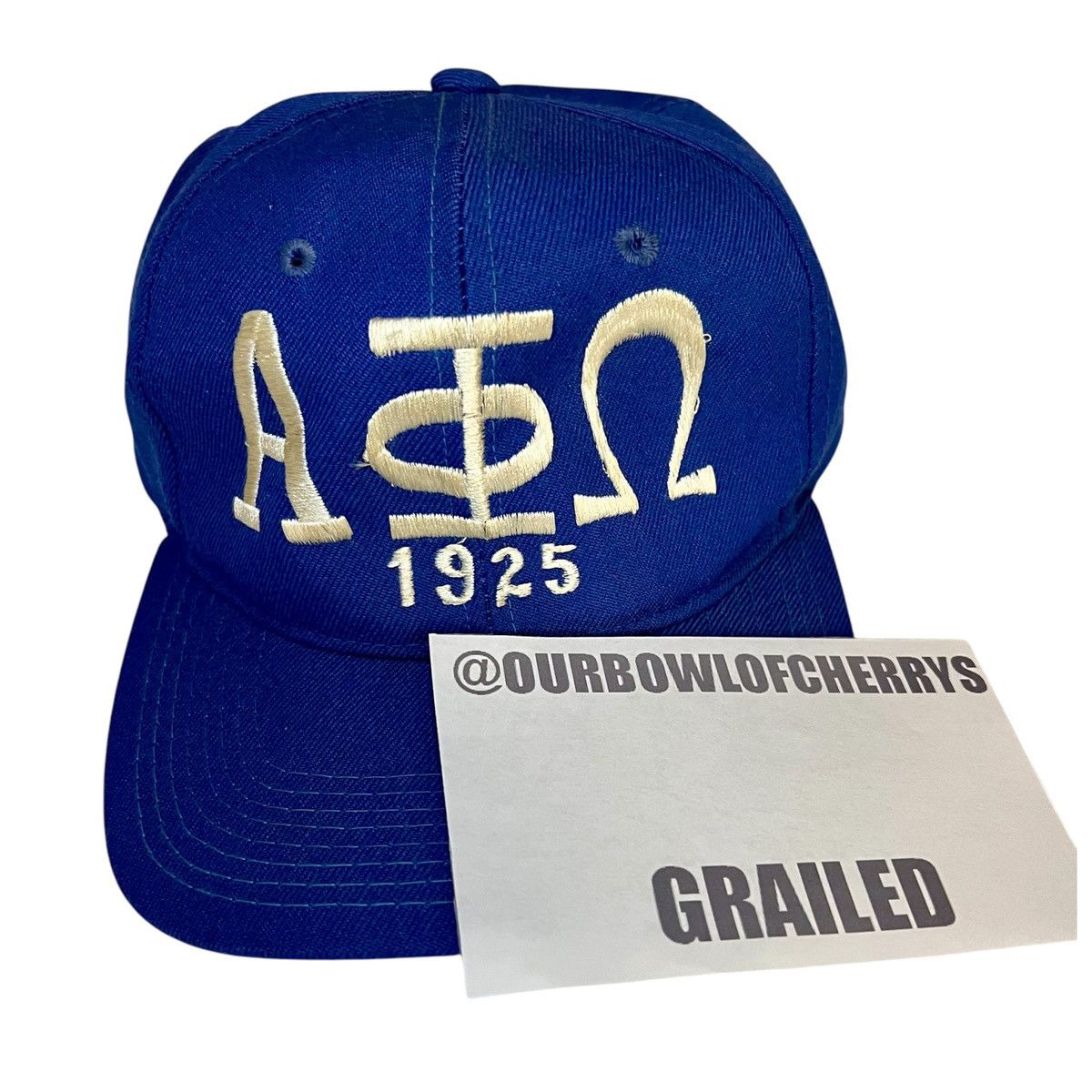 Vintage Vintage Alpha Phi Omega Cap Size ONE SIZE - 7 Thumbnail
