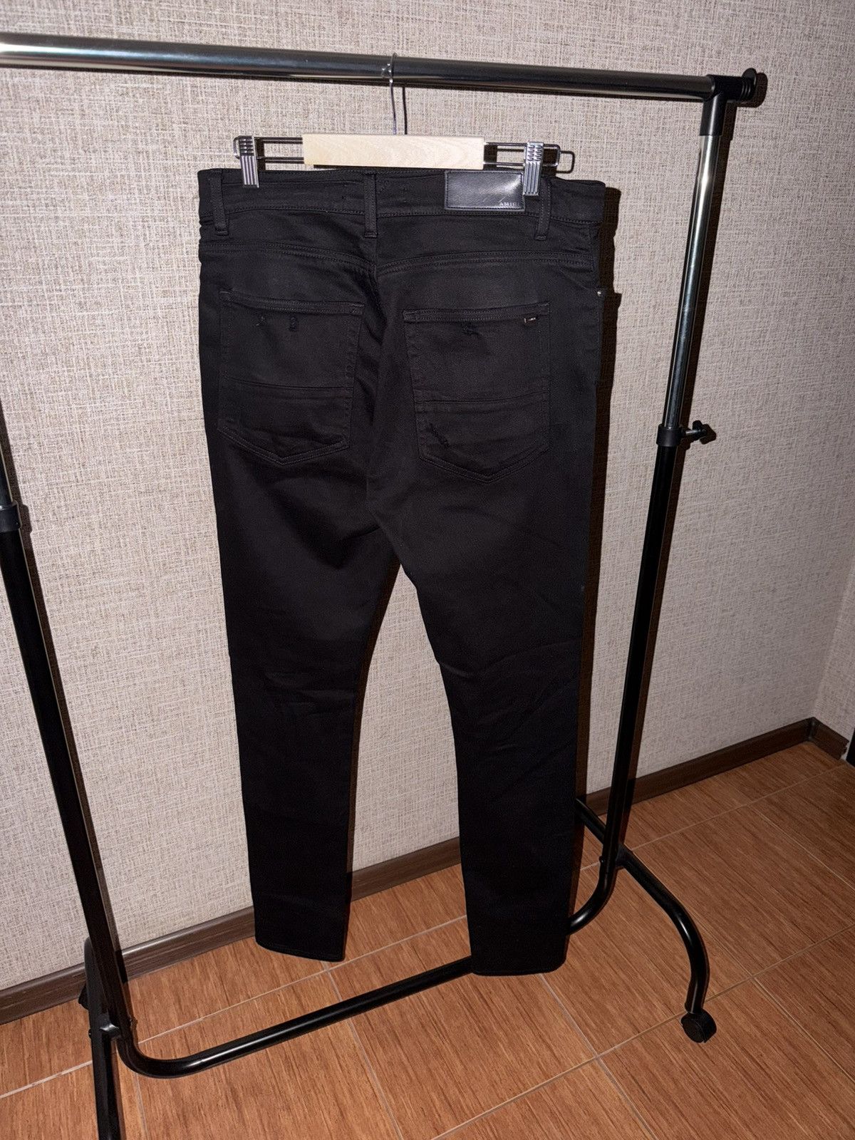 Amiri AMIRI DISTRESSED BLACK JEANS Size US 34 / EU 50 - 2 Thumbnail