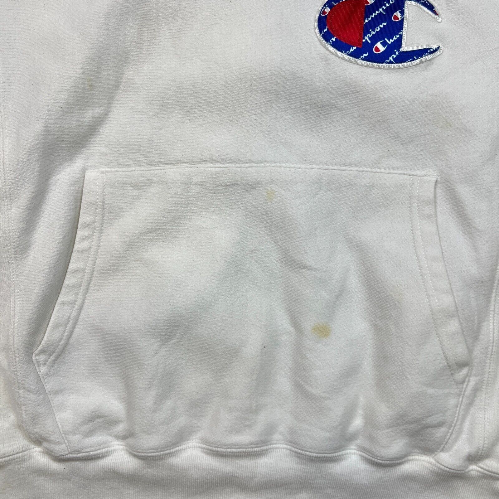 Champion × Vintage Champion Reverse Weave Hoodie Small C Logo Pullover Hooded Size US S / EU 44-46 / 1 - 5 Thumbnail