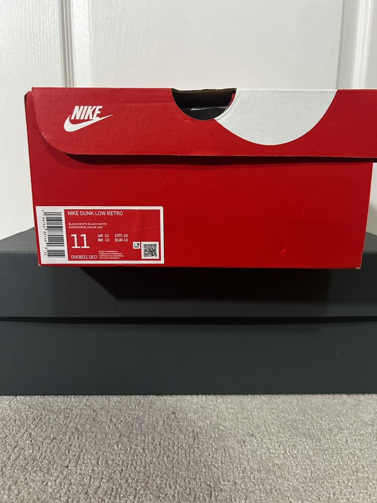 Nike Nike Dunk Low Black Panda 2.0 Size US 11 / EU 44 - 8 Thumbnail