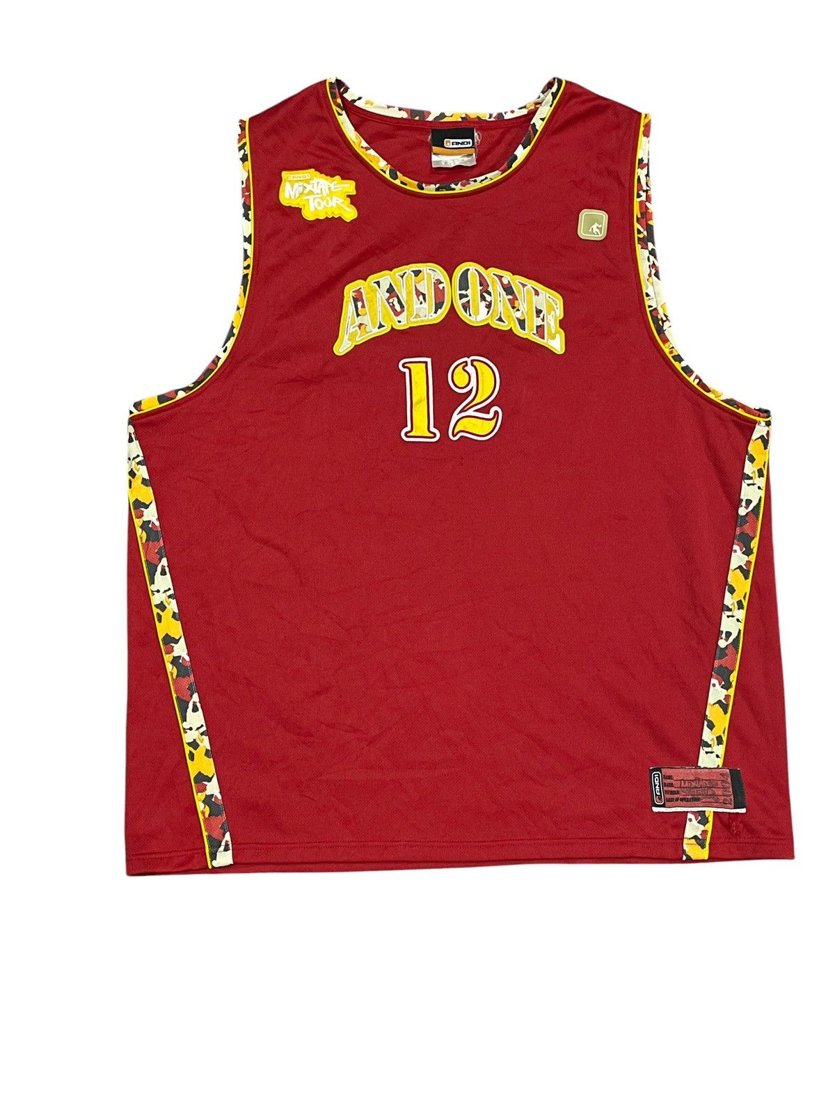 Vintage VINTAGE AND1 MIXTAPE TOUR 2005 THE PROFESSOR SIGNED JERSEY