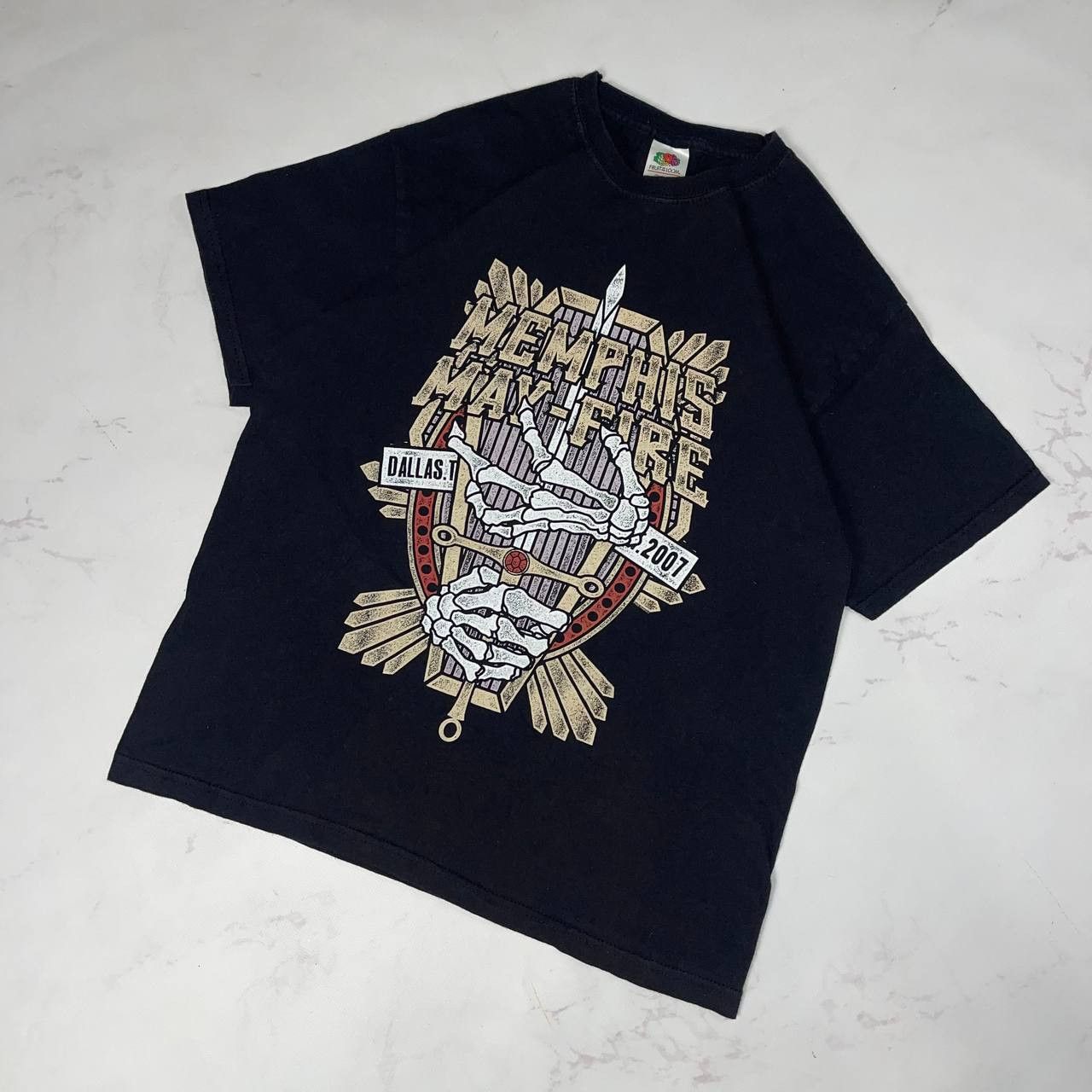 Vintage Vintge x Band Tee RARE PRINT MEMPHIS MAY FIRE DALLAS SZ M Size US M / EU 48-50 / 2 - 1 Thumbnail