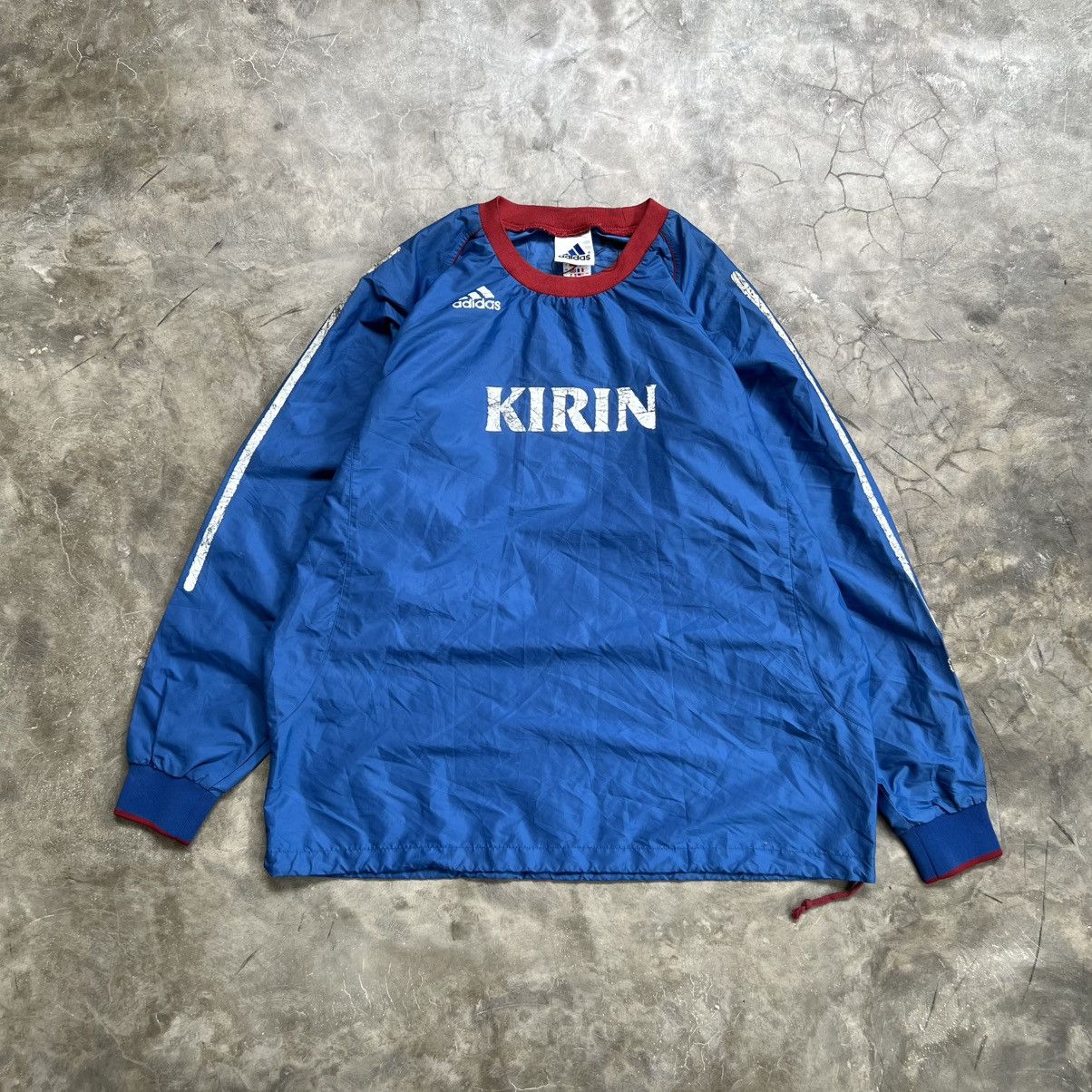 Adidas 1990s Adidas Kirin Jersey Longsleeve Shirt Size US XL / EU 56 / 4 - 1 Thumbnail