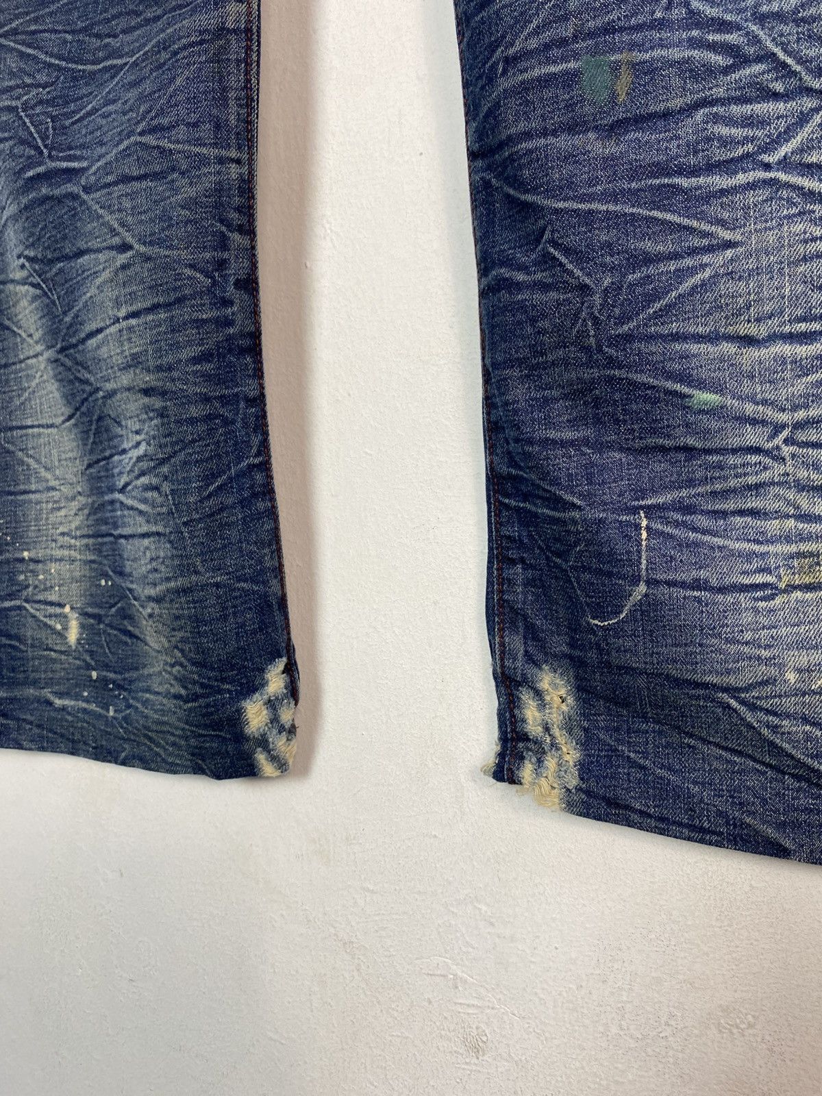 Ralph Lauren Ralph Lauren Distressed Denim Jeans Paint Splatter Size 39 Size US 39 - 17 Thumbnail