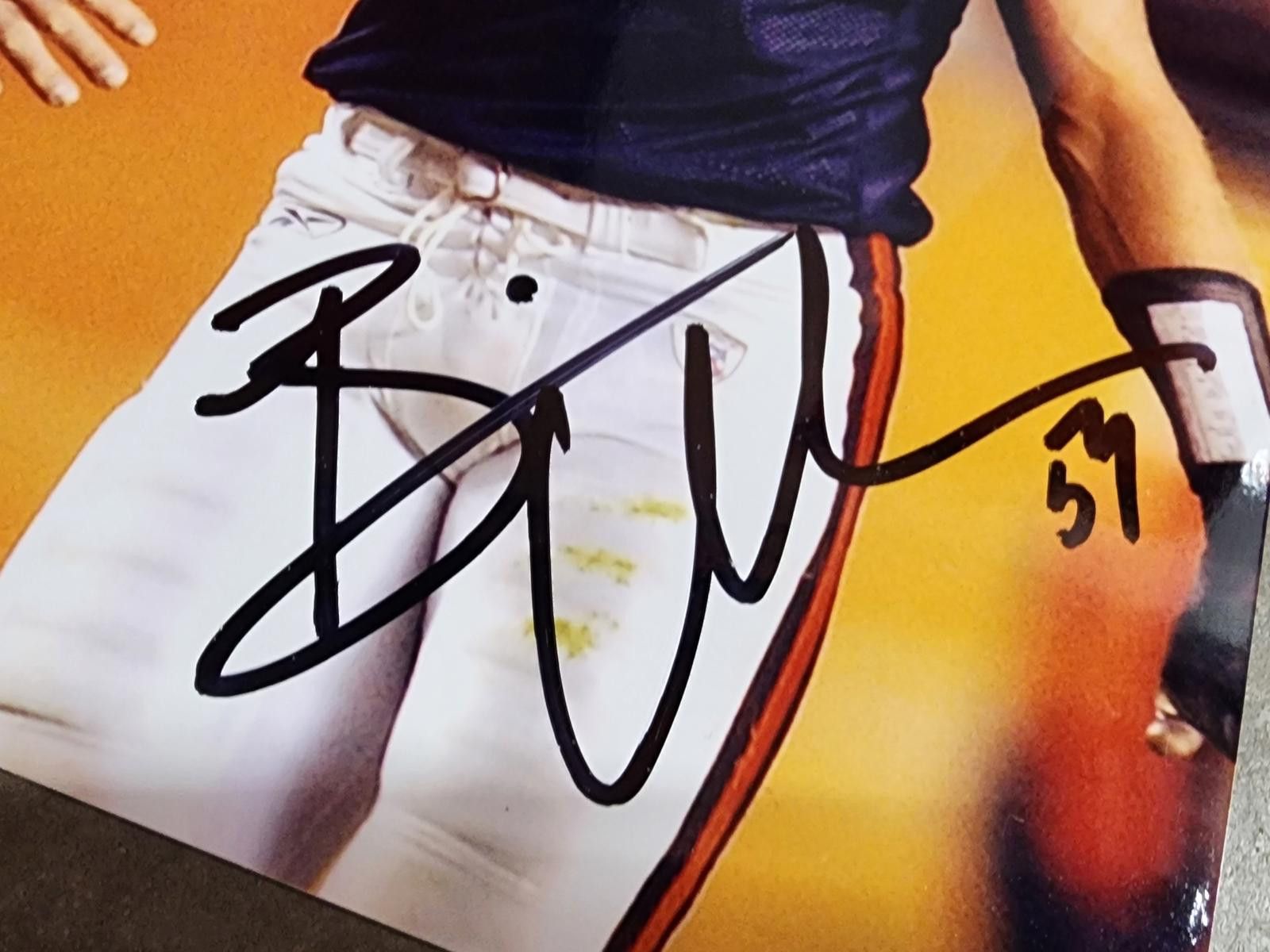 Unknown London Signed NFL Photo Featuring Brett Favre and Brian Urlacher Size ONE SIZE - 3 Thumbnail