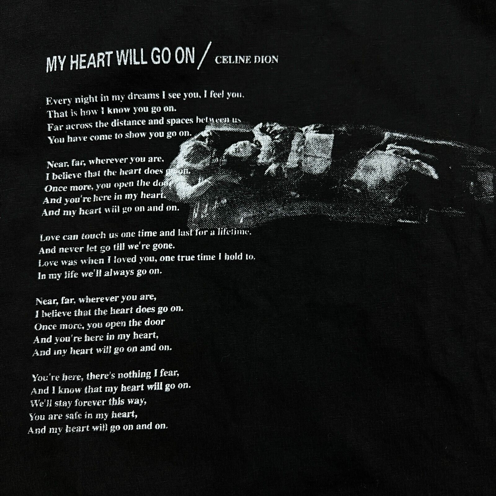 Universal Studios × Vintage 90s Titanic T Shirt Black Single Stitched Movie Promo Tee Size US L / EU 52-54 / 3 - 6 Thumbnail