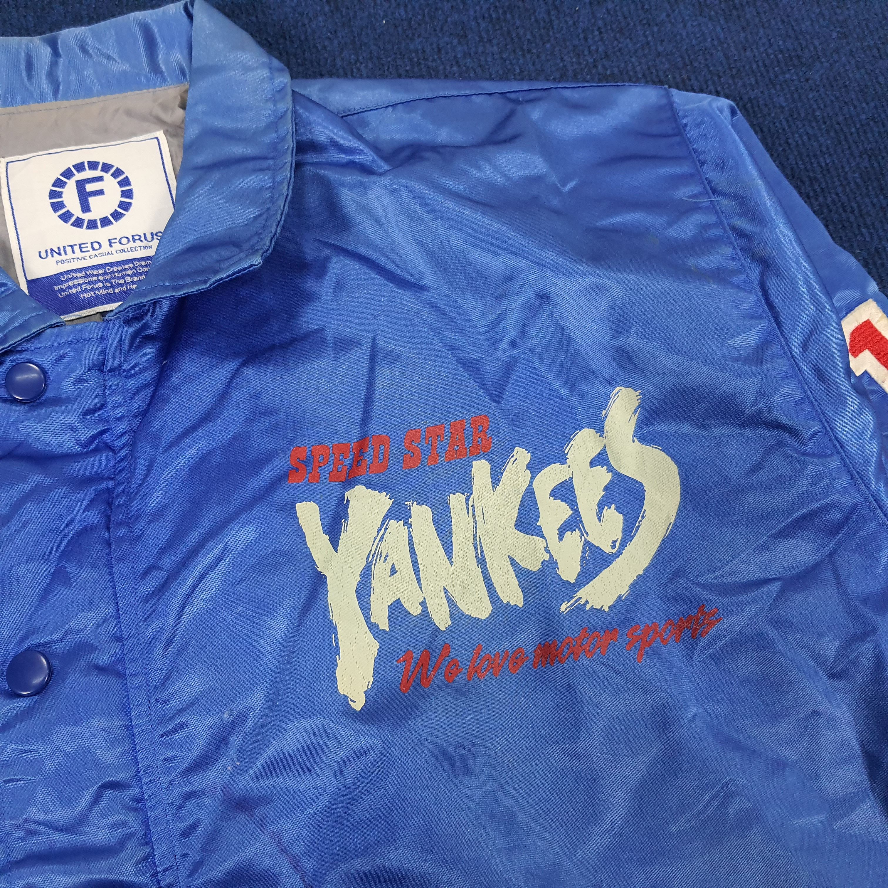 Vintage Vintage Yankees Street Racing Team Fukuoka Speed Star Jacket Size US XL / EU 56 / 4 - 4 Thumbnail