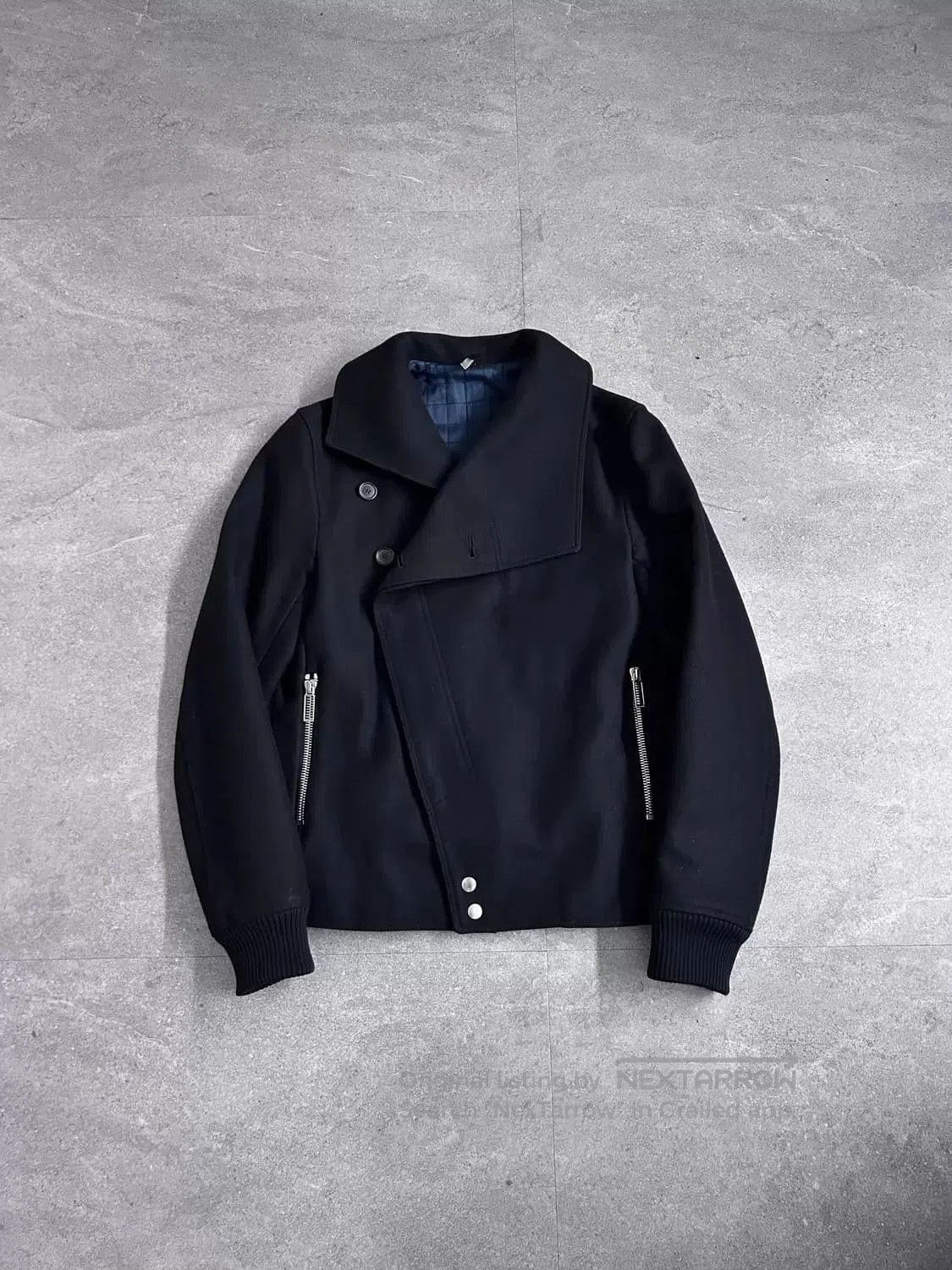 Dior Black High Collar Buttoned Bomber Jacket. Size US S / EU 44-46 / 1 - 4 Thumbnail