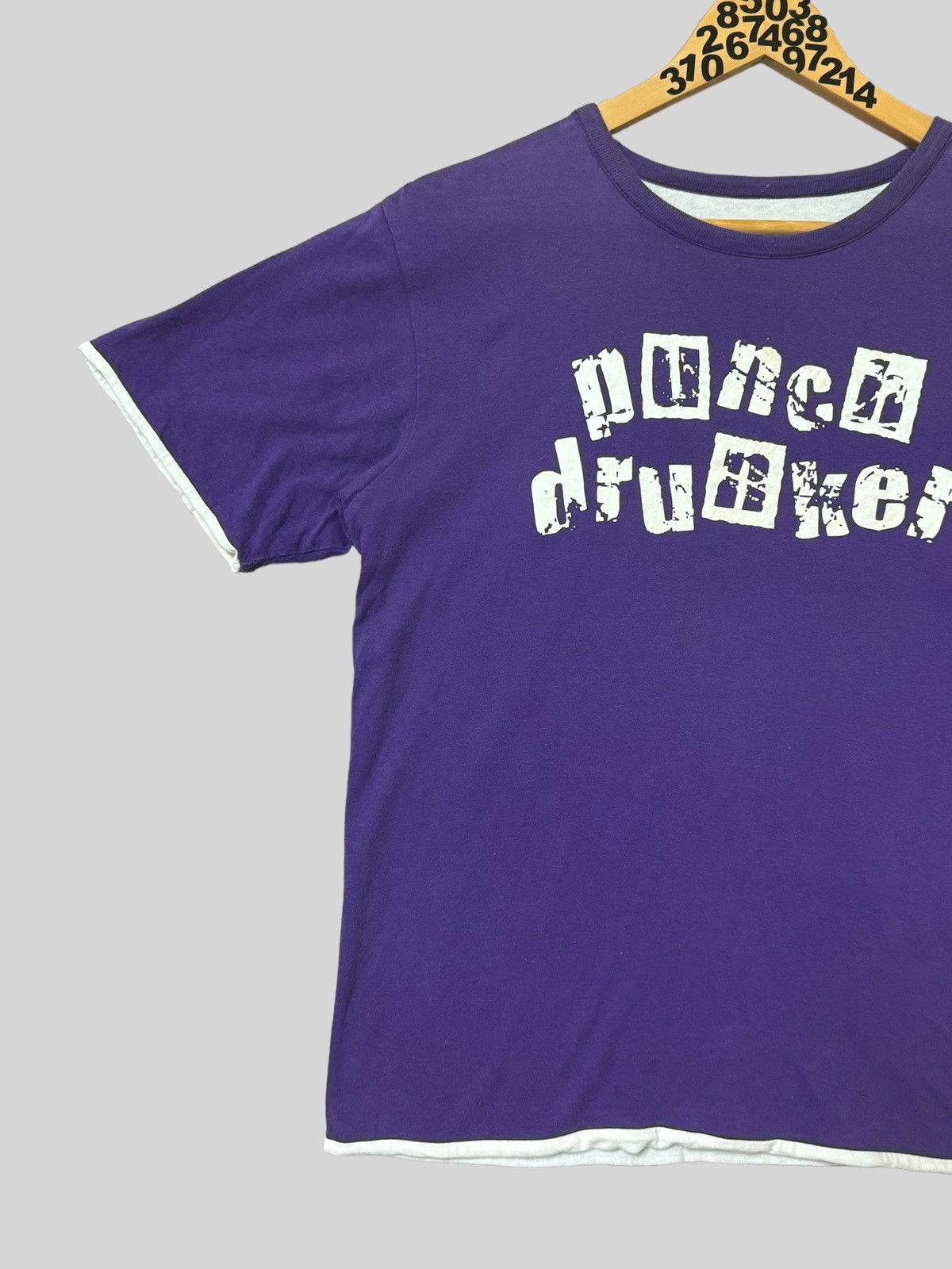 Japanese Brand VINTAGE PUNK DRUNKER REVERSIBLE TEE Size US M / EU 48-50 / 2 - 6 Thumbnail