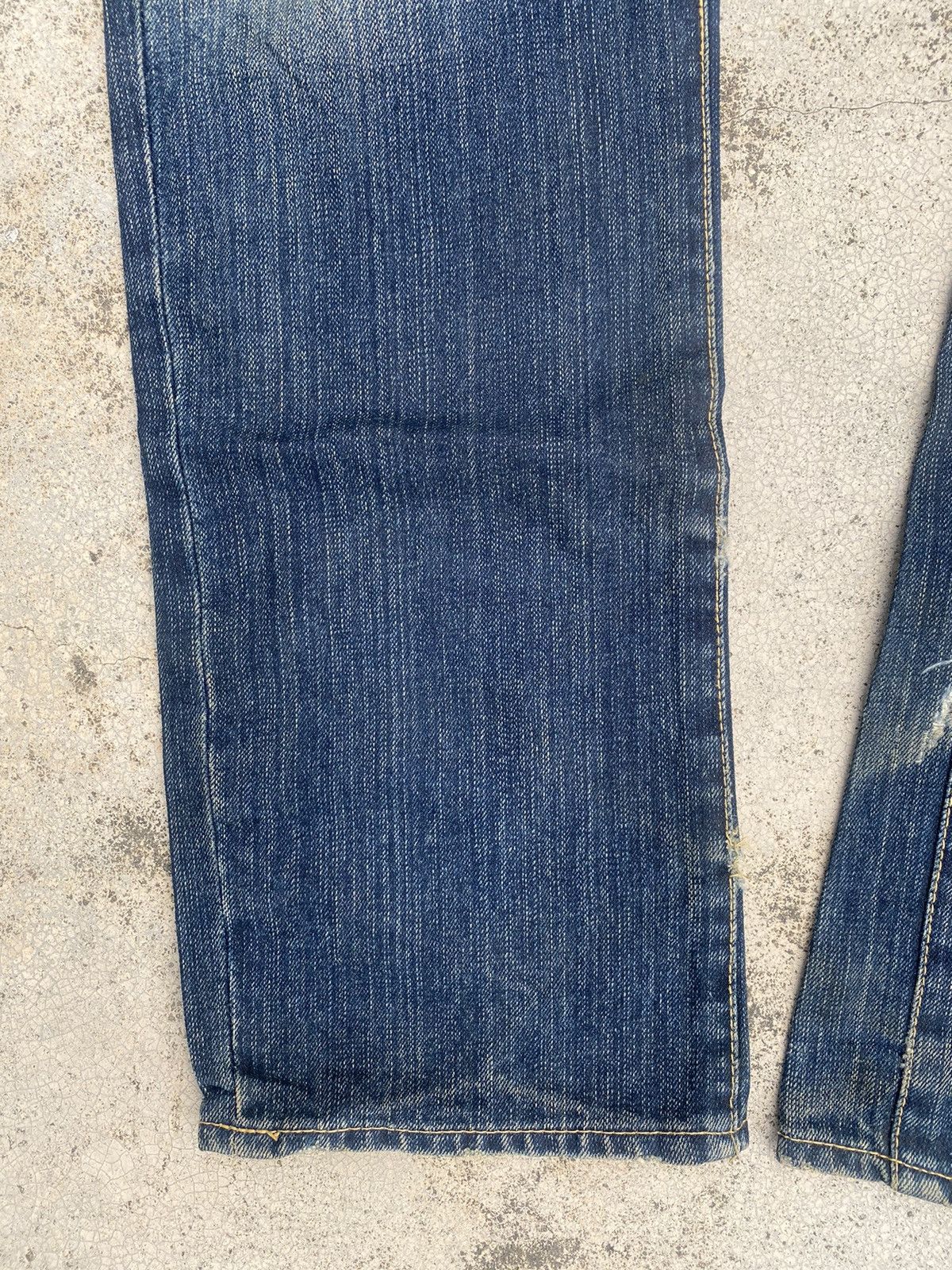 If Six Was Nine × Japanese Brand × PPFM PPFM Double Waist Zipper Clawmark Denim Jeans Size US 31 - 11 Thumbnail