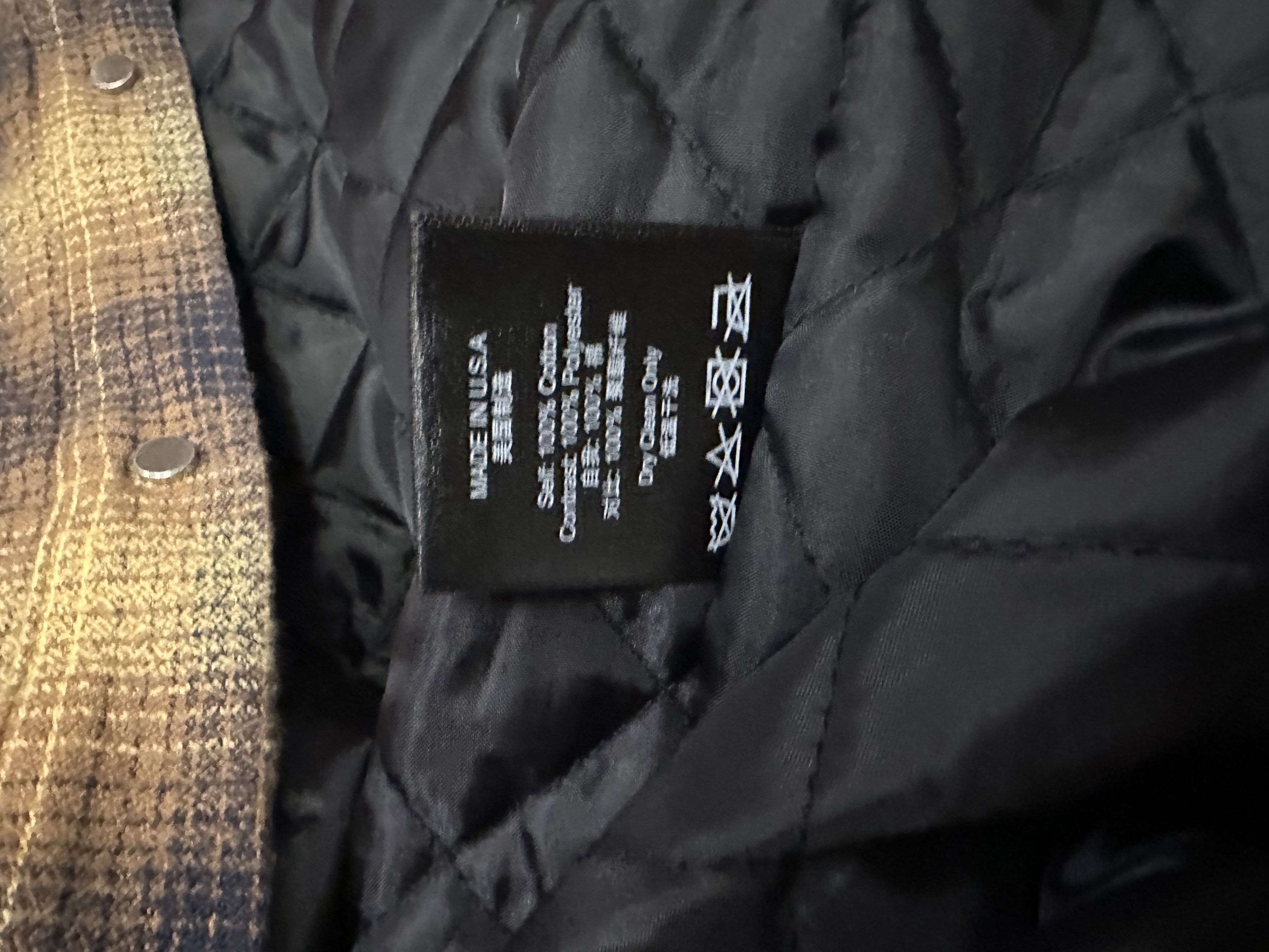 Rhude Rhude Quilted Flannel Jacket Size US S / EU 44-46 / 1 - 5 Thumbnail