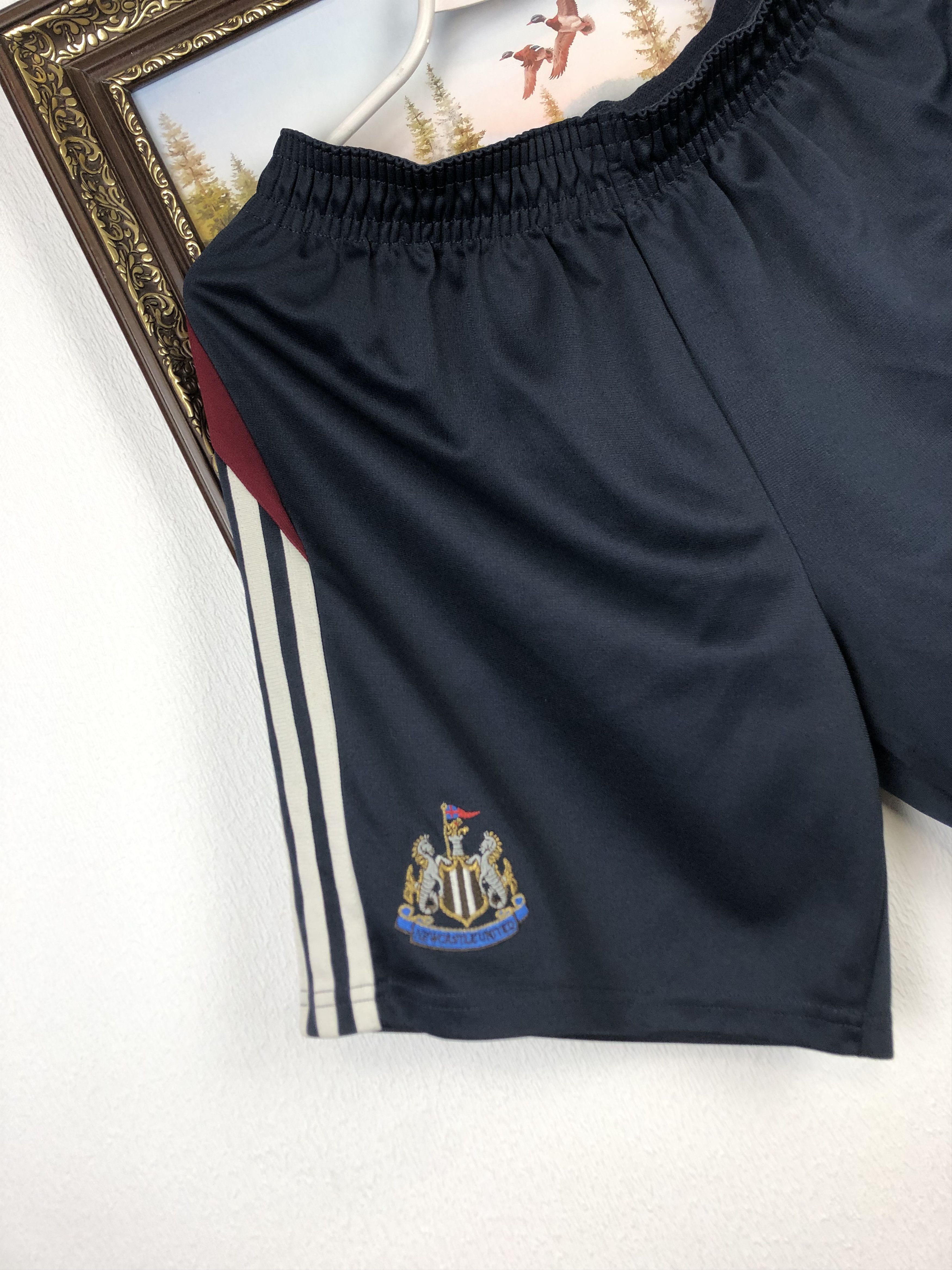 Adidas Vintage Adidas Newcastle United Football Shorts Soccer Track Size US 32 / EU 48 - 3 Thumbnail